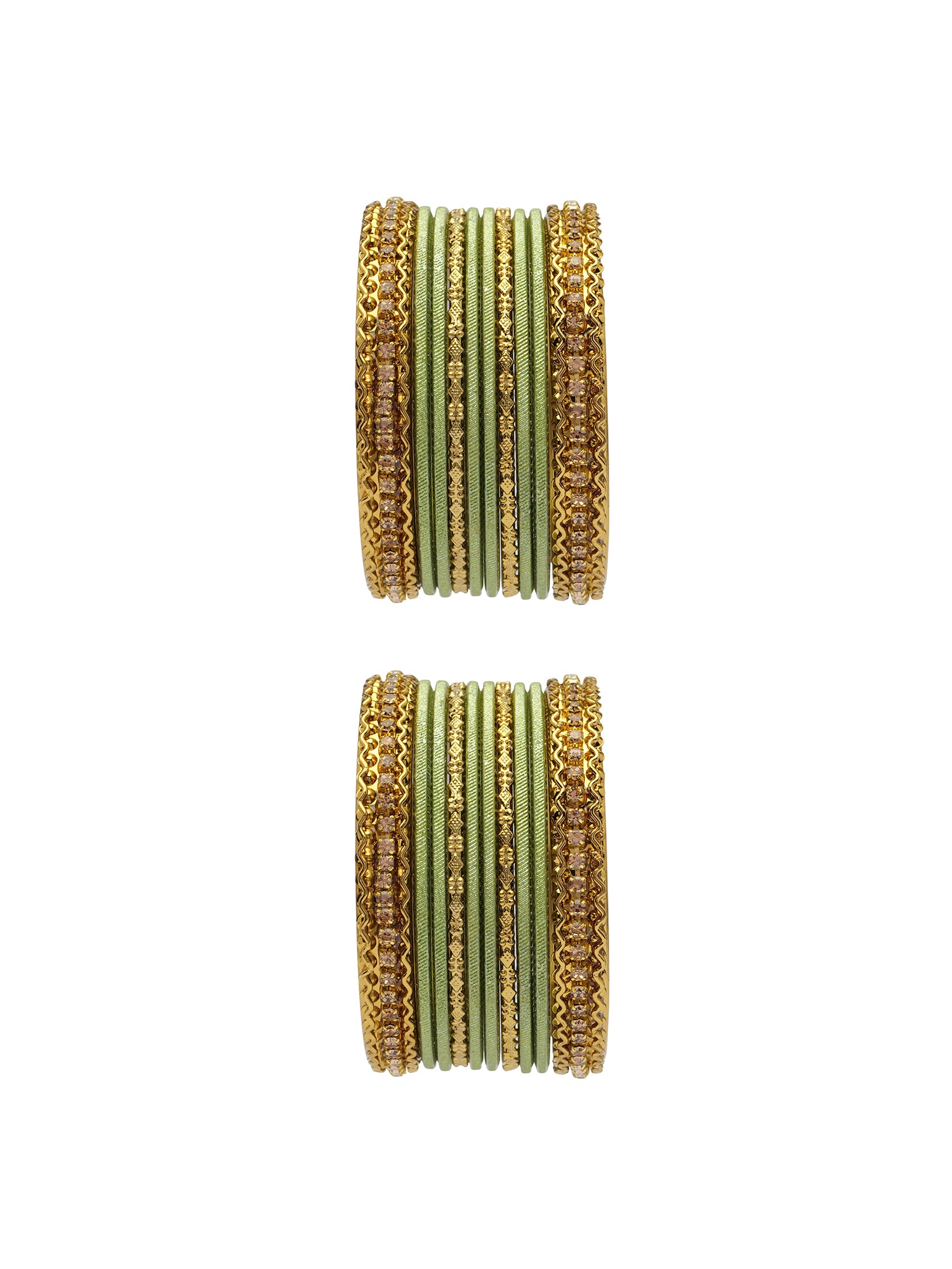 Children's Two-Hand Bangle Set in Mehndi