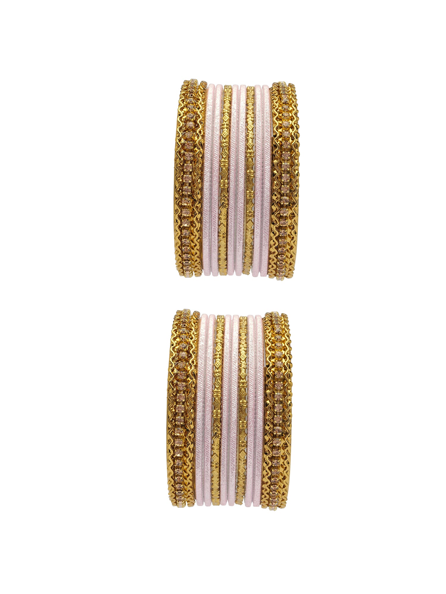 Children's Two-Hand Bangle Set in Pink