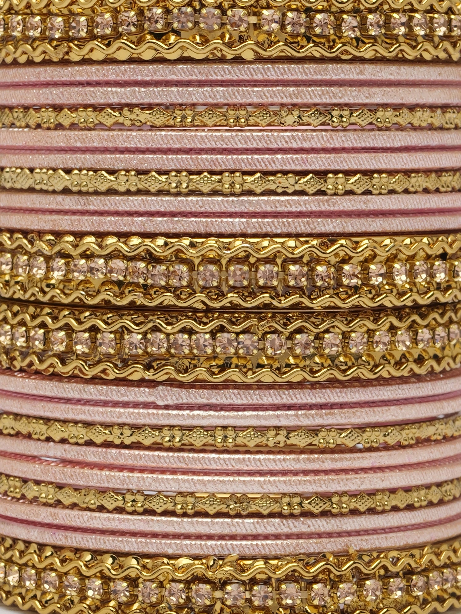 Children's Two-Hand Bangle Set in Peach