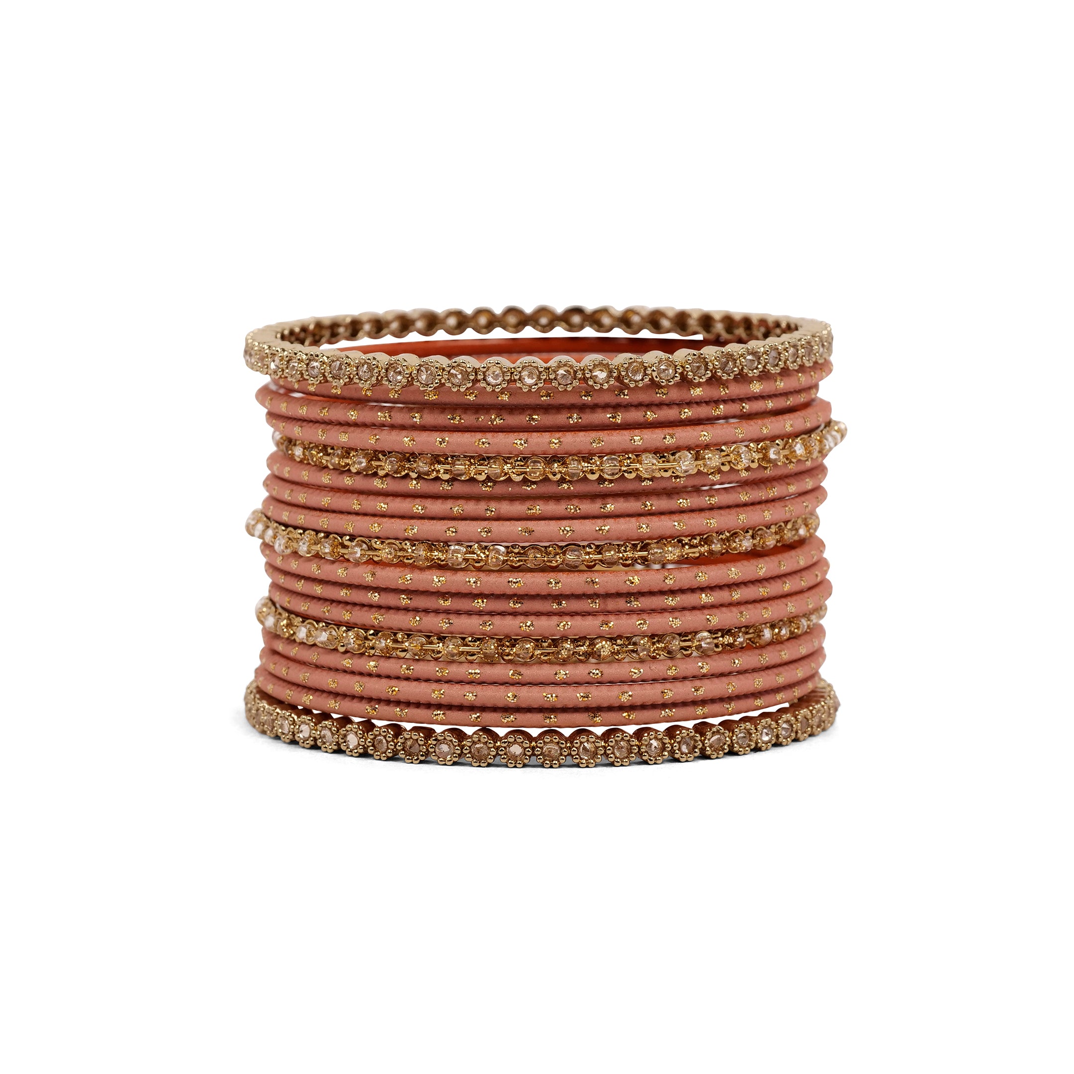 Timeless Antique and Terracotta Bangle Set