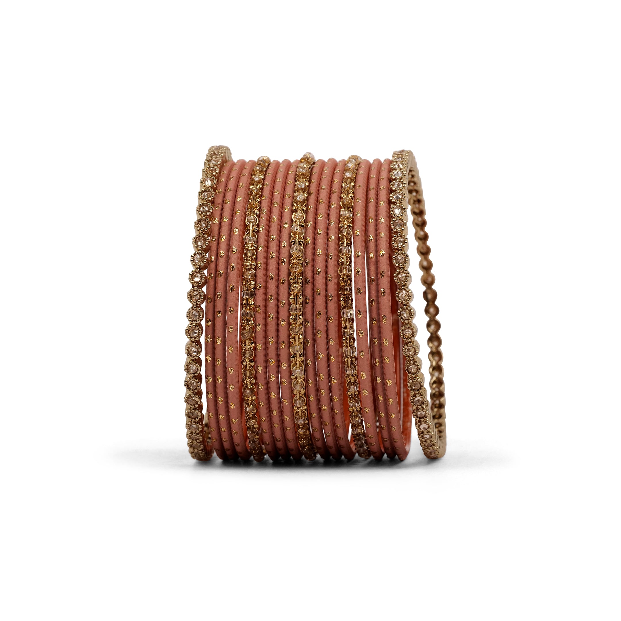 Timeless Antique and Terracotta Bangle Set