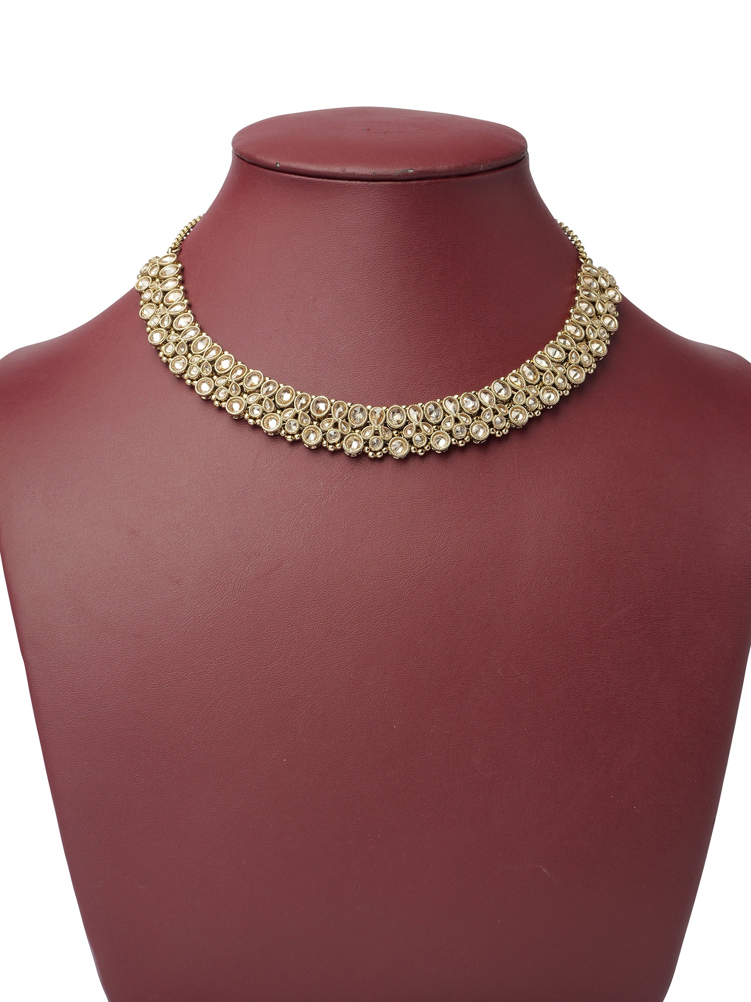 Devani Necklace Set in Antique Gold