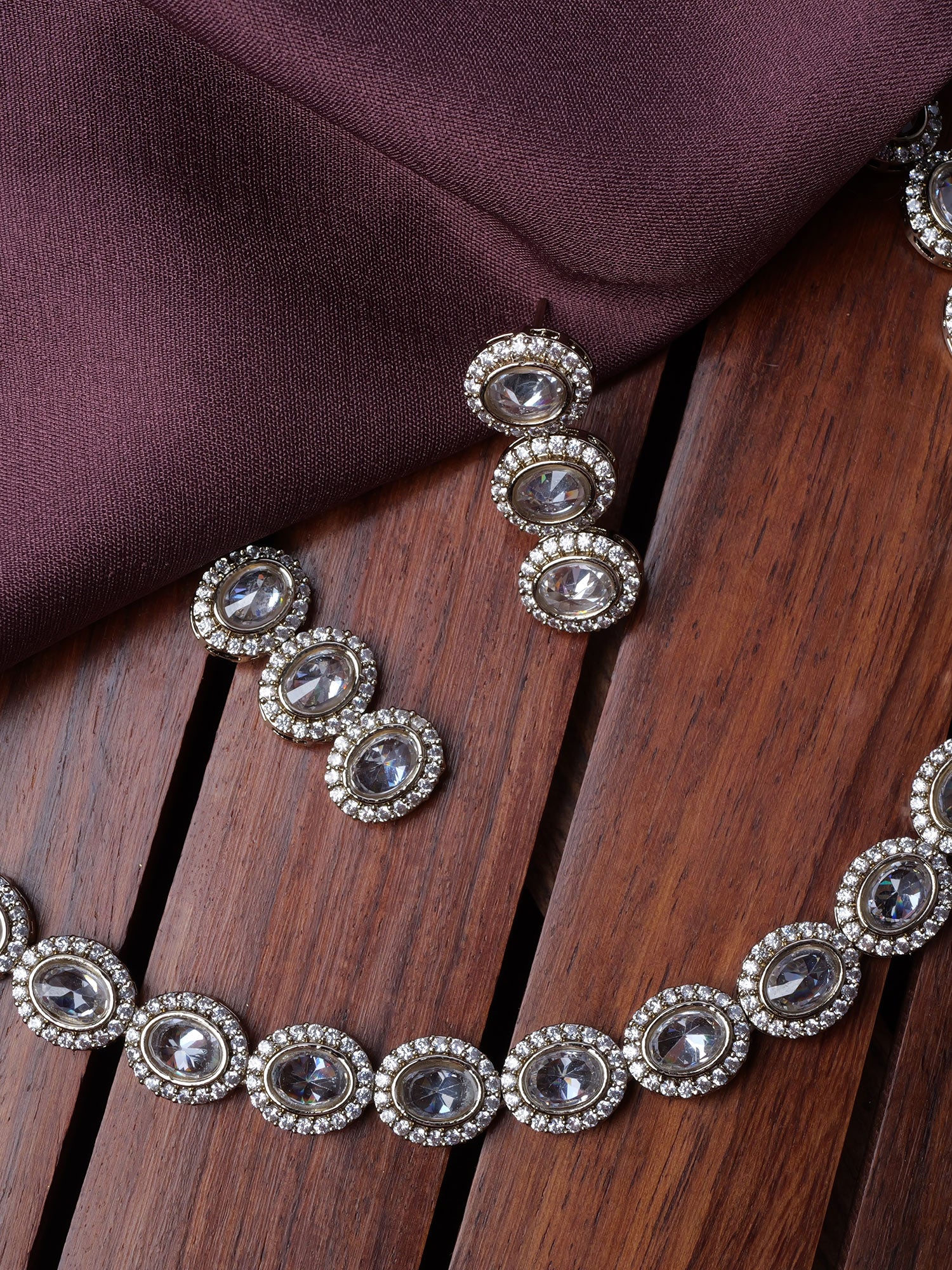 Elena White Necklace Set