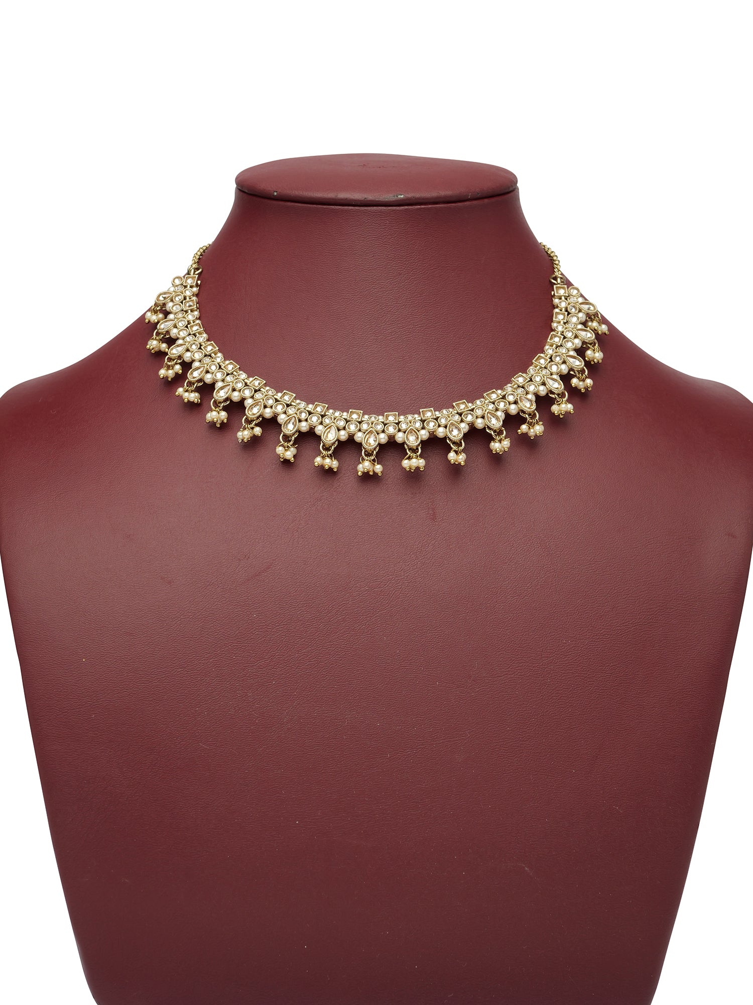 Eshani Necklace Set in Champagne