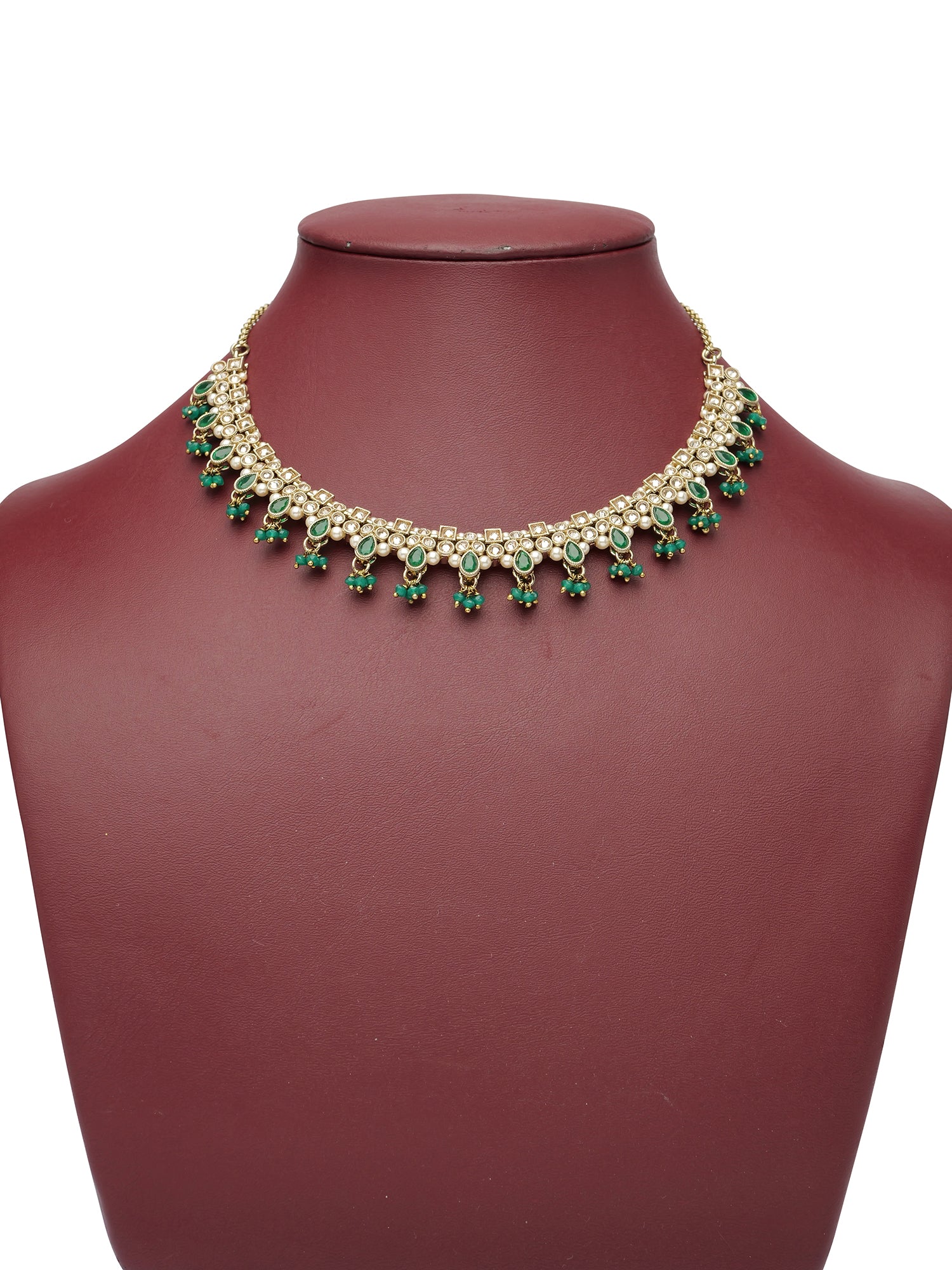 Eshani Necklace Set in Green