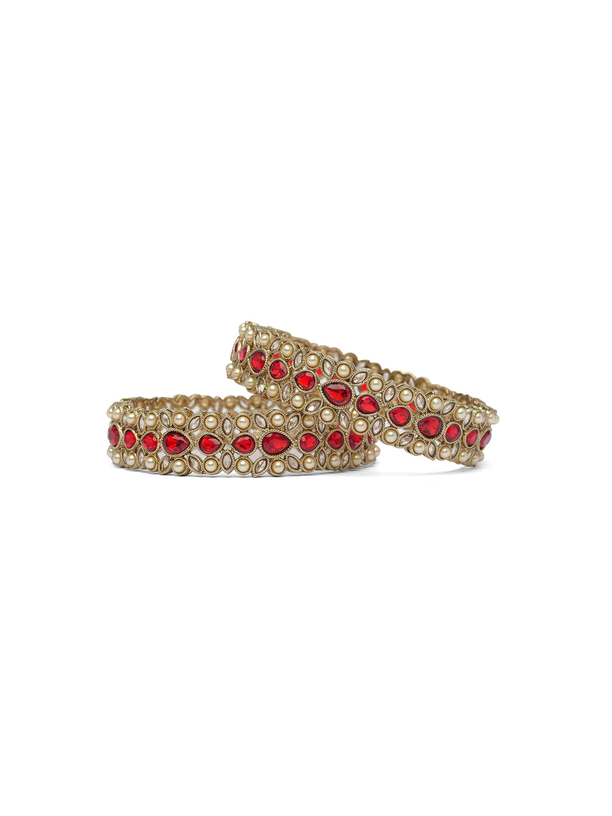 Fara Kada Bangles in Maroon