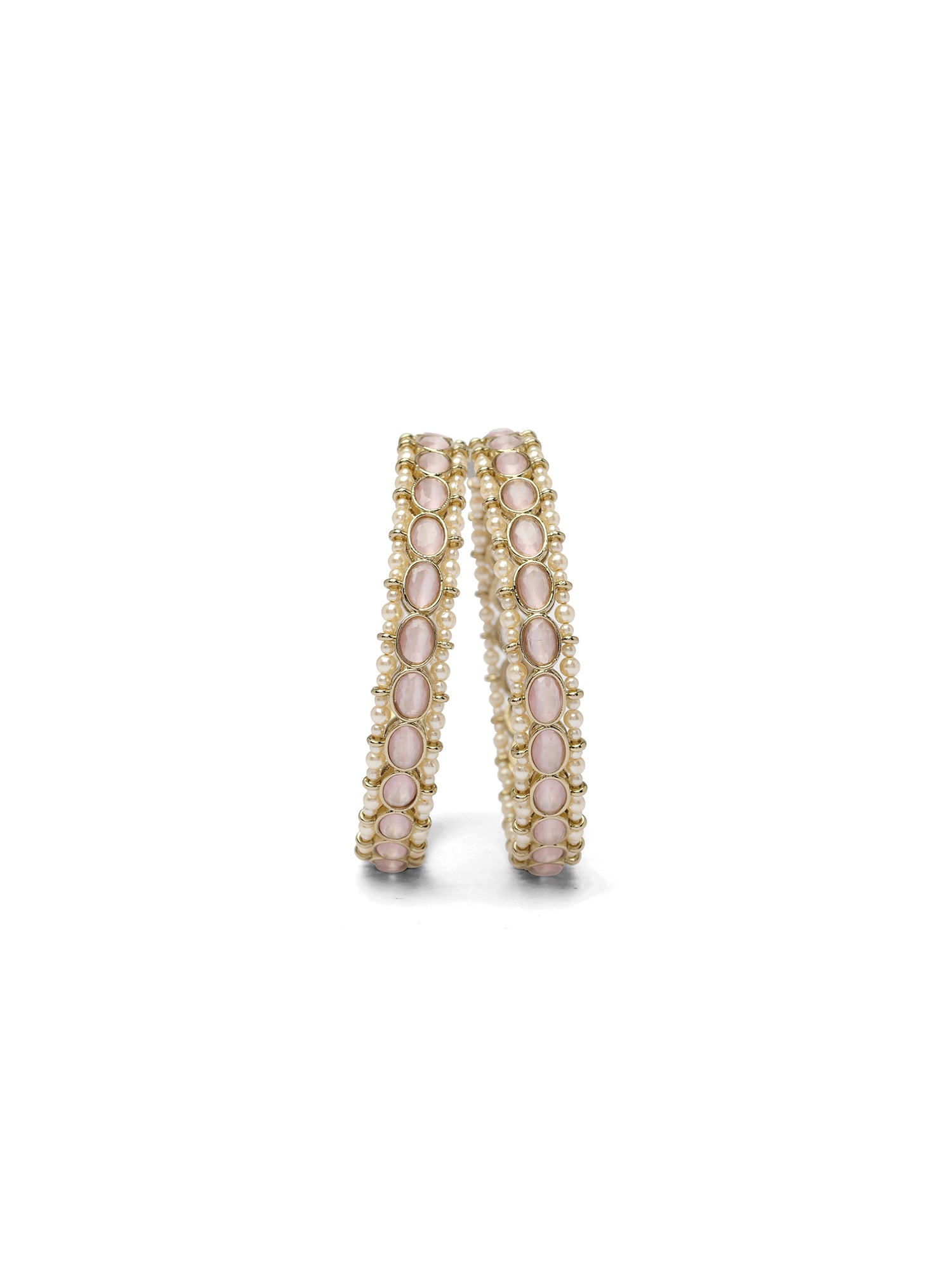 Gauri Pearl Kadas in Light Pink
