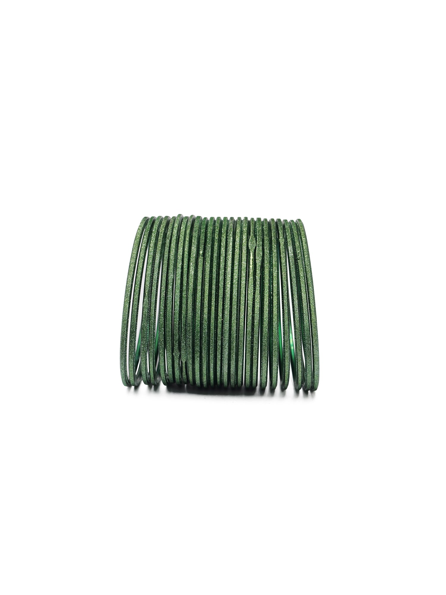 Green Shimmer Bangles