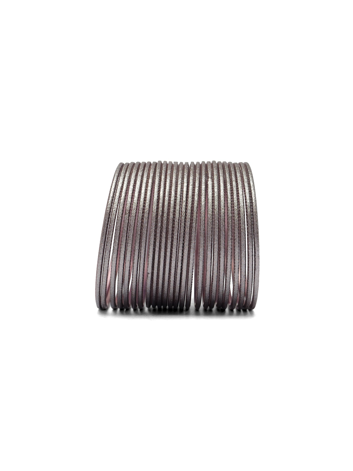 Grey Brown Shimmer Bangles