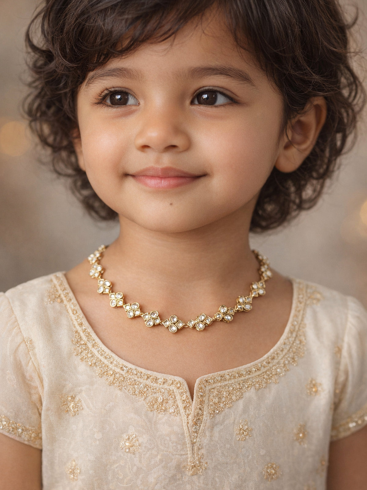 Hania Necklace in White
