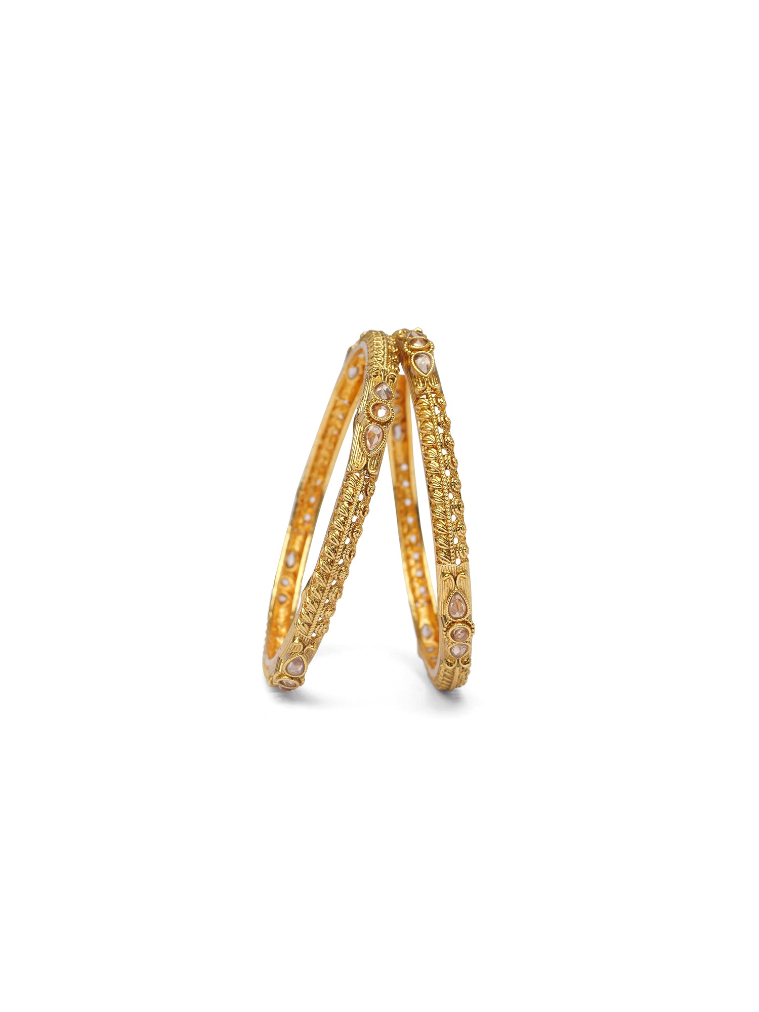 Hema Classic Kada Bangles in Champagne
