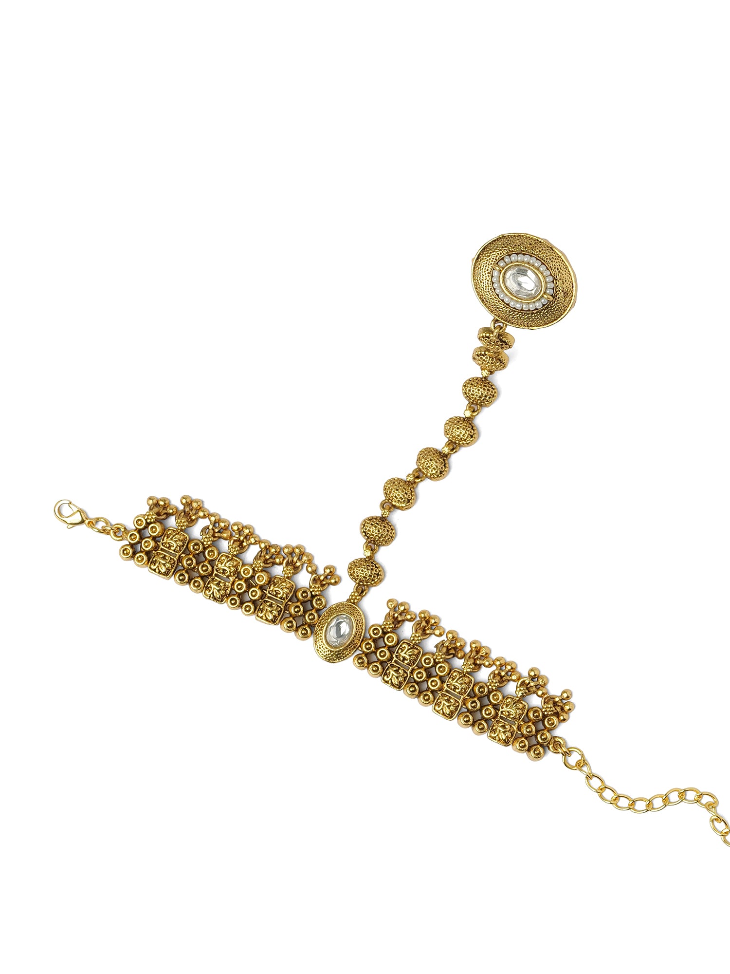Hemani Hand Chain in White