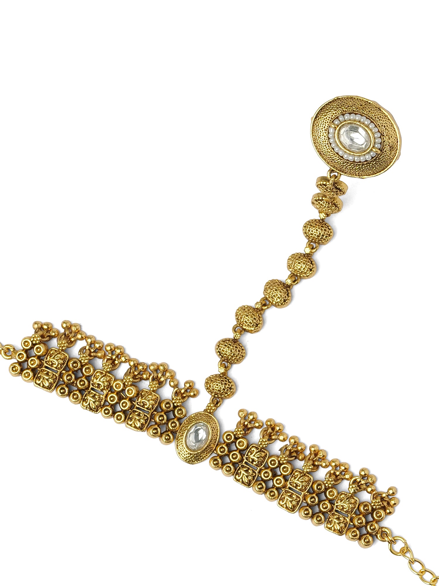 Hemani Hand Chain in White