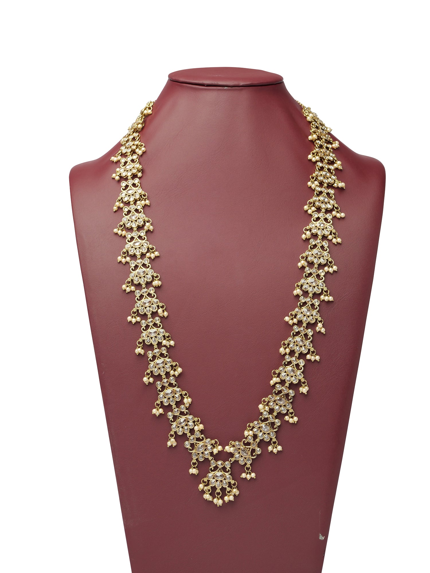 Imara Rani Haar in Champagne and Antique Gold