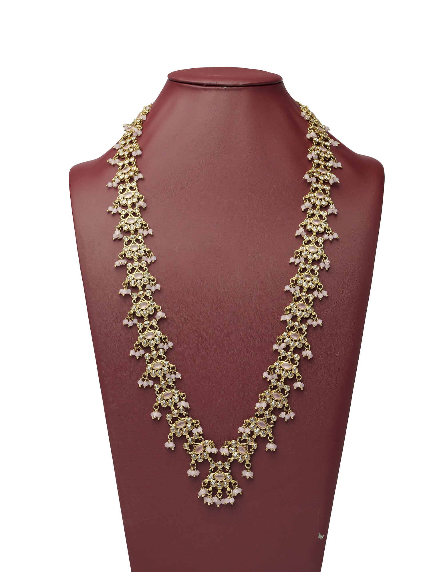 Imara Rani Haar in Light Pink and Antique Gold