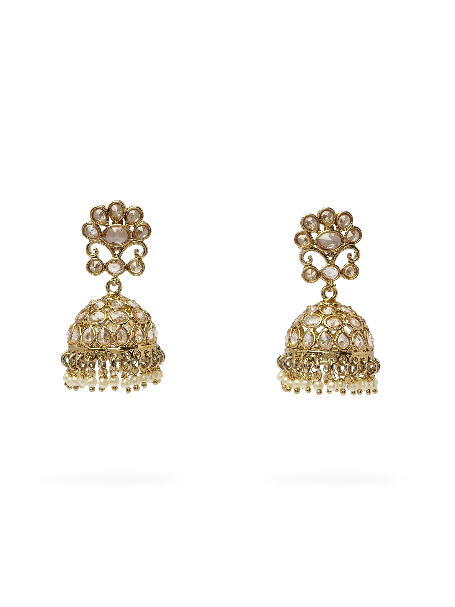 Imara Necklace Set in Pearl and Light Topaz
