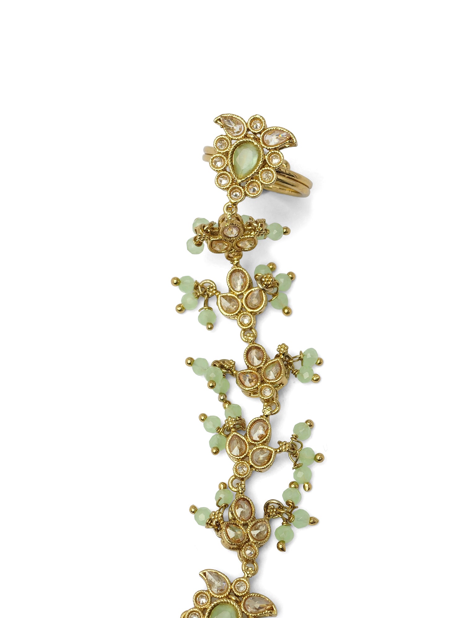 Ishita Hand Chain in Mint