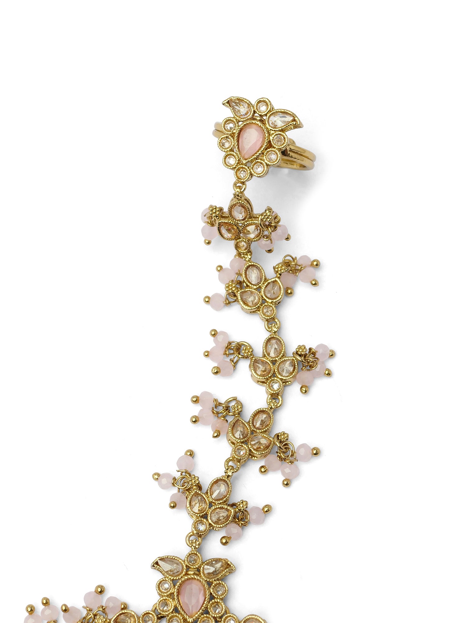 Ishita Hand Chain in Pink