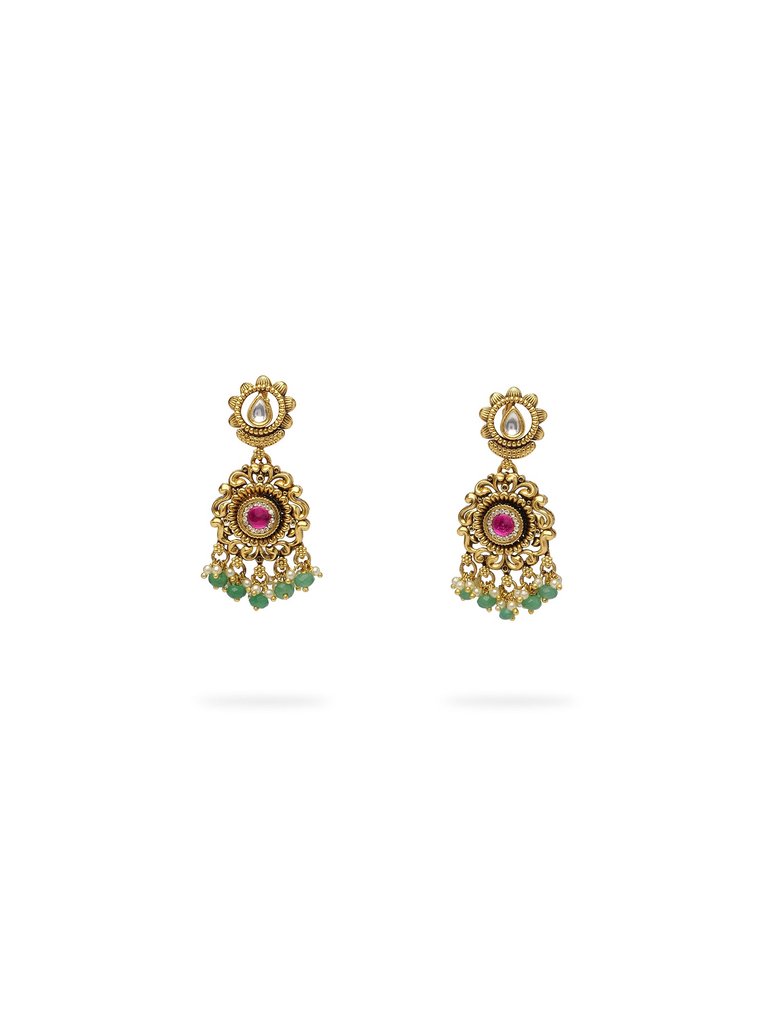 Janaki Kundan Necklace Set in Multi