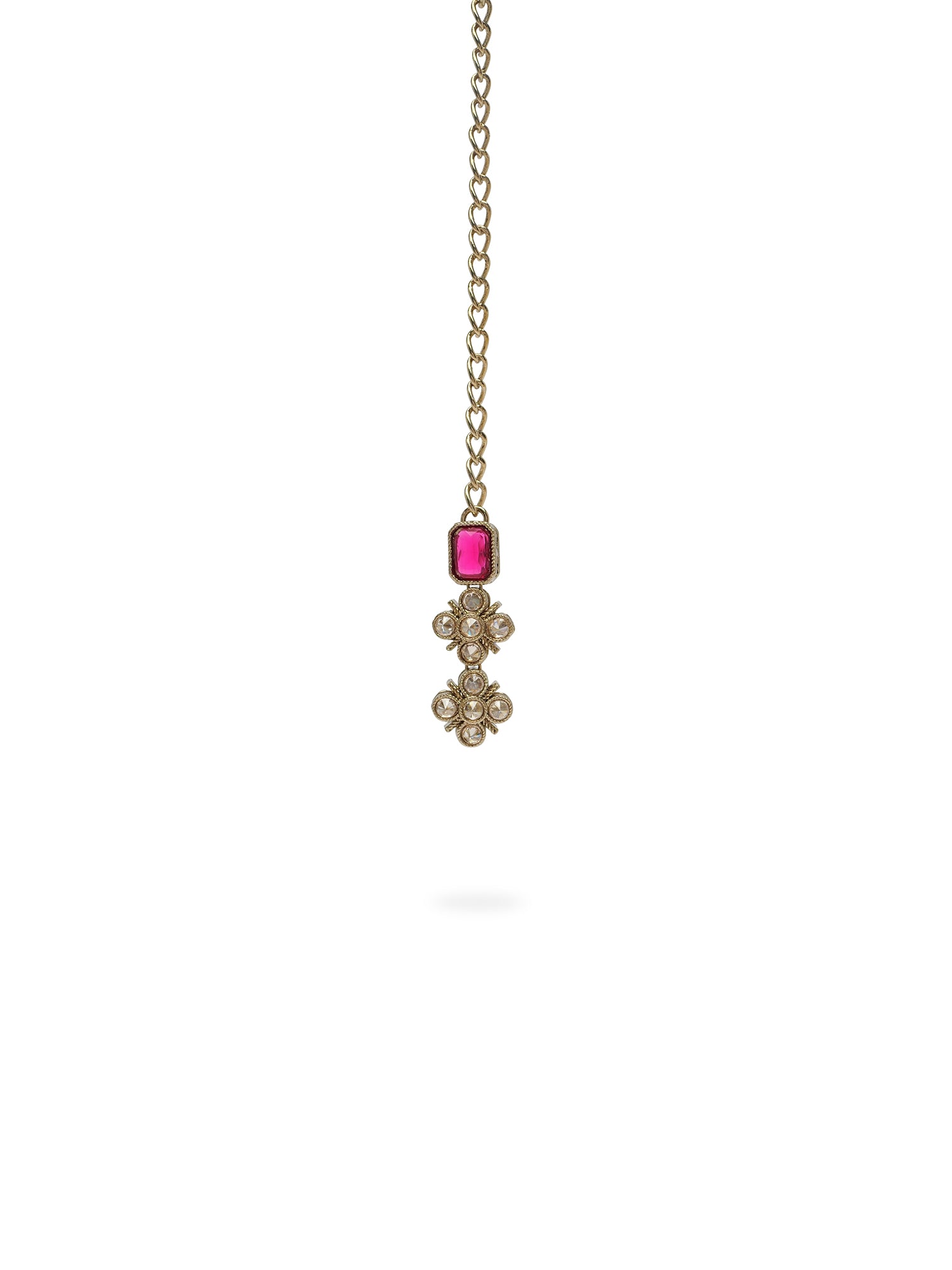 Kaira Necklace Set in Hot Pink