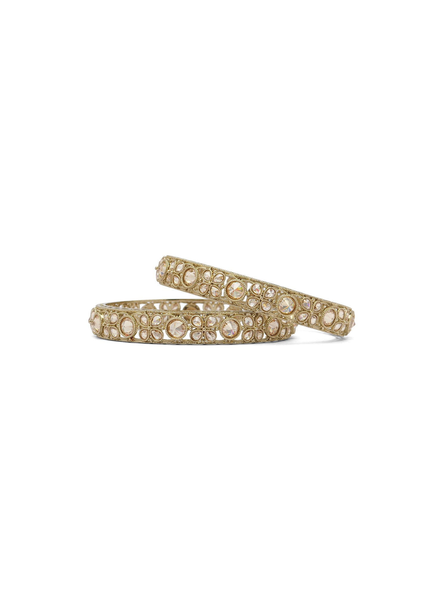 Kanchan Kadas in Champagne and Antique Gold