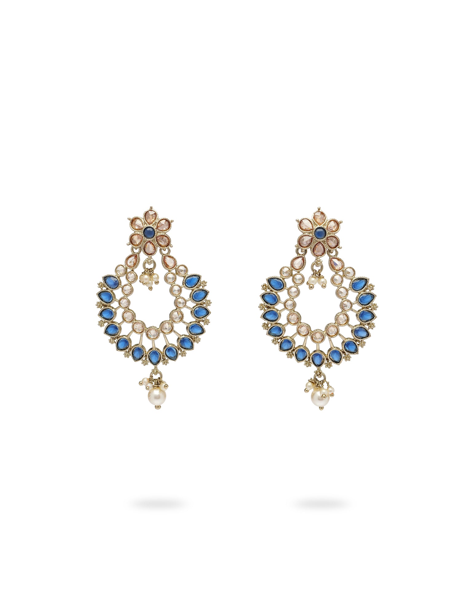 Kavia Simple Necklace Set in Blue