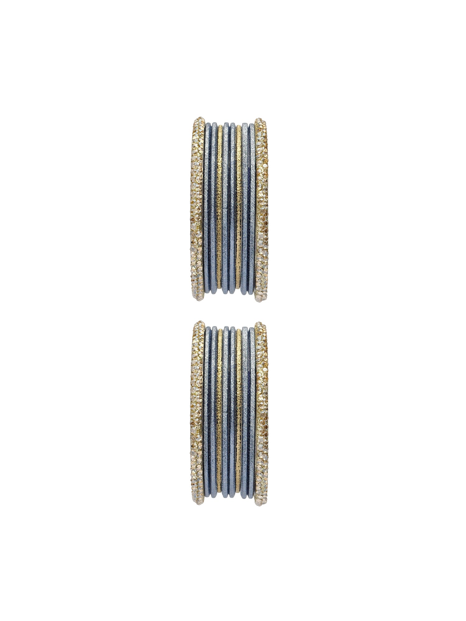 Lali Children's Two Hand Bangle Set in Grey