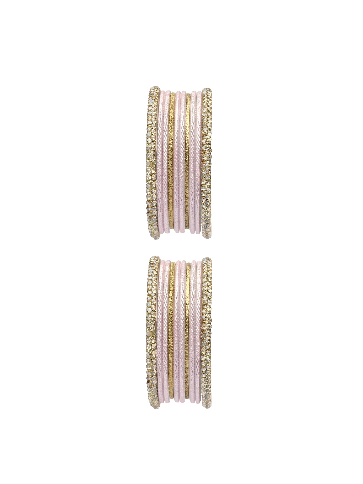 Lali Children's Two Hand Bangle Set in Light Pink