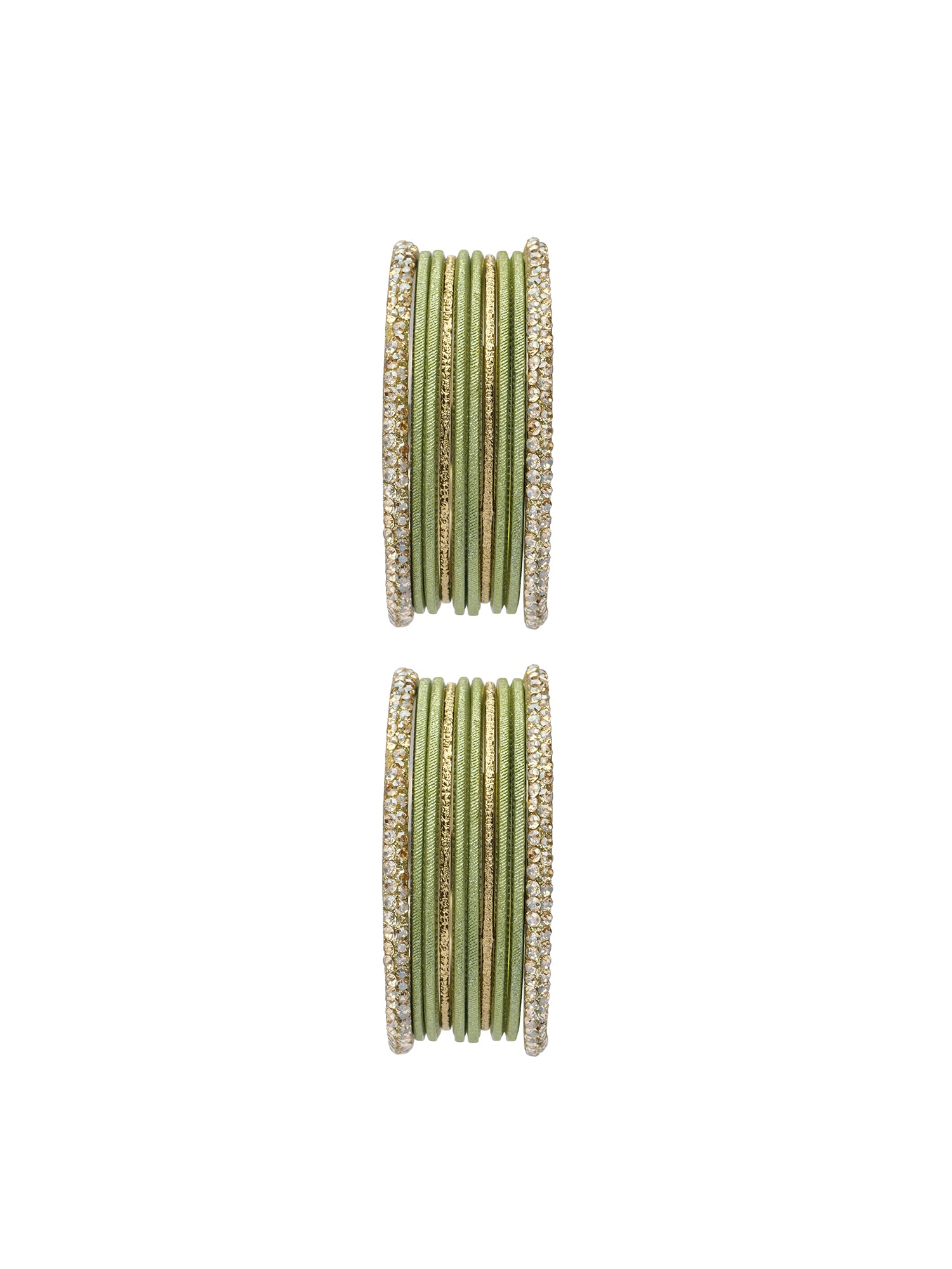 Lali Children's Two Hand Bangle Set in Mehndi