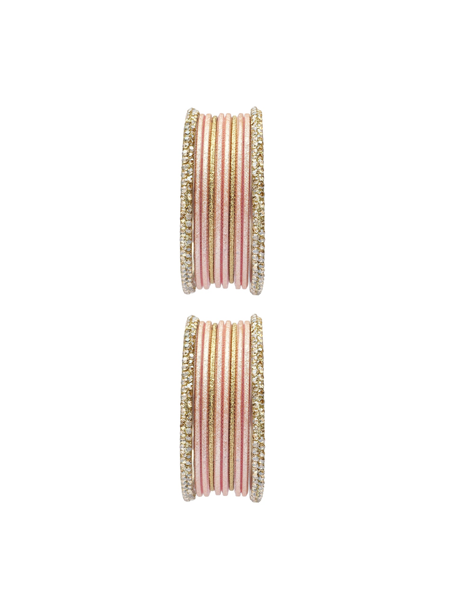 Lali Children's Two Hand Bangle Set in Peach