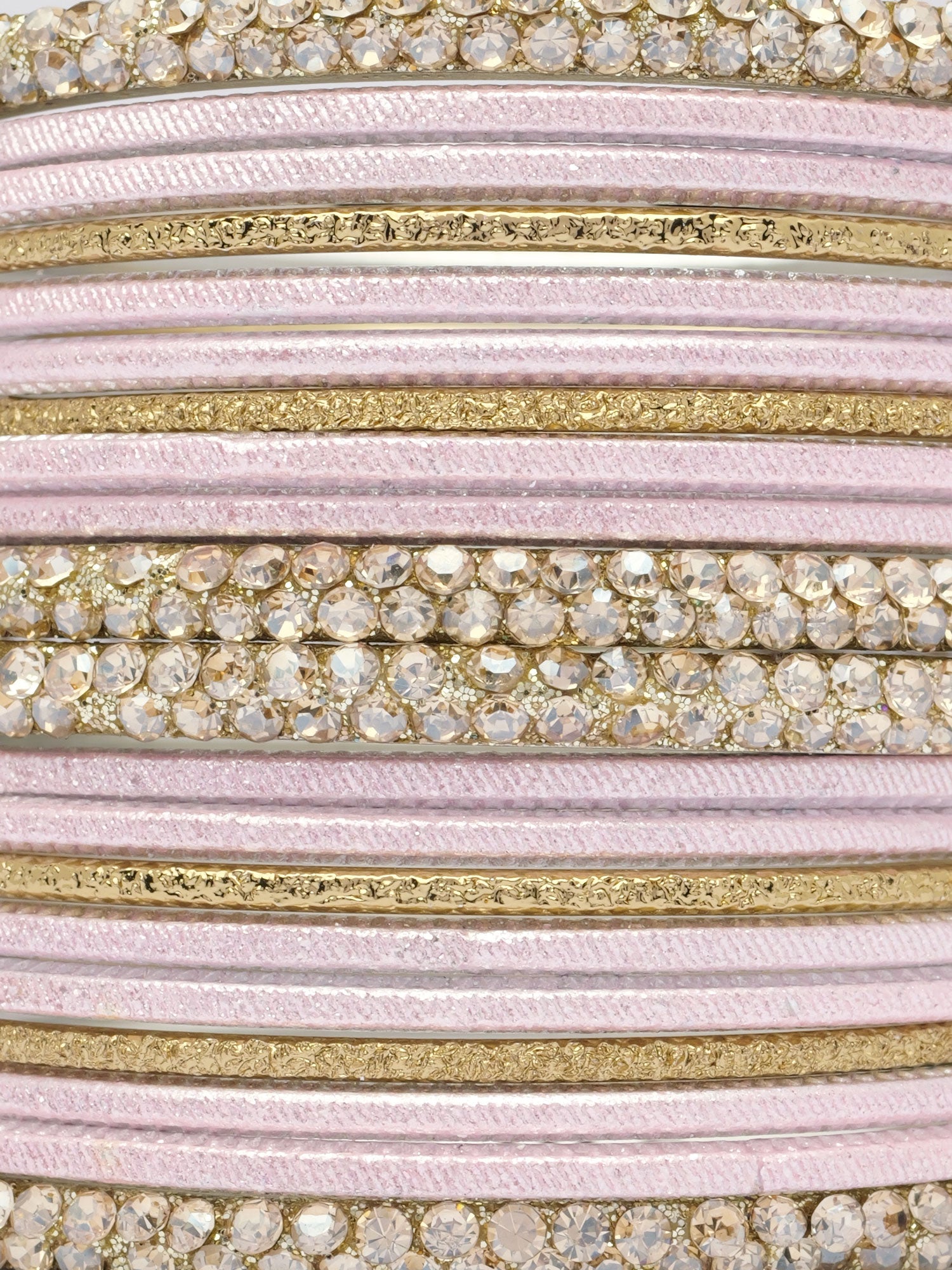 Lali Children's Two Hand Bangle Set in Light Pink