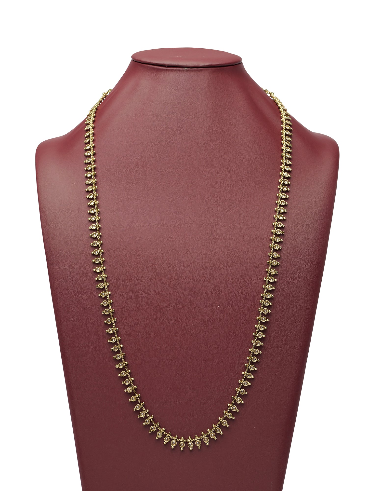 Lalima Long Chain in Champagne and Antique Gold