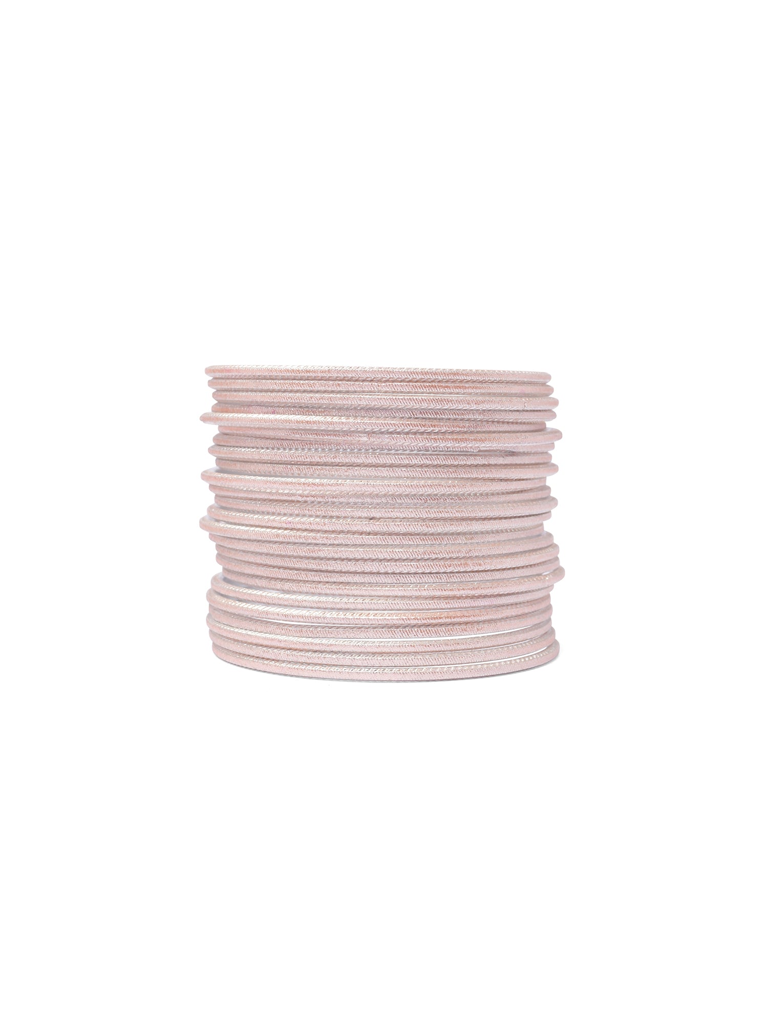 Light Blush Pink Shimmer Bangles