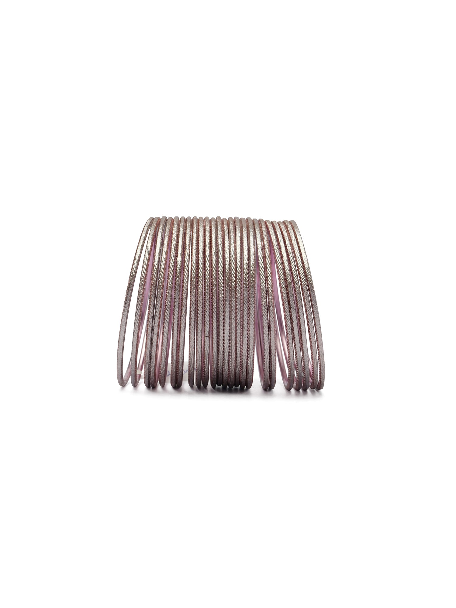 Light Mauve Shimmer Bangles