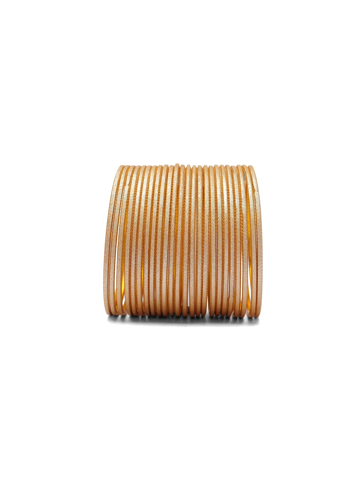 Light Peach Shimmer Bangles