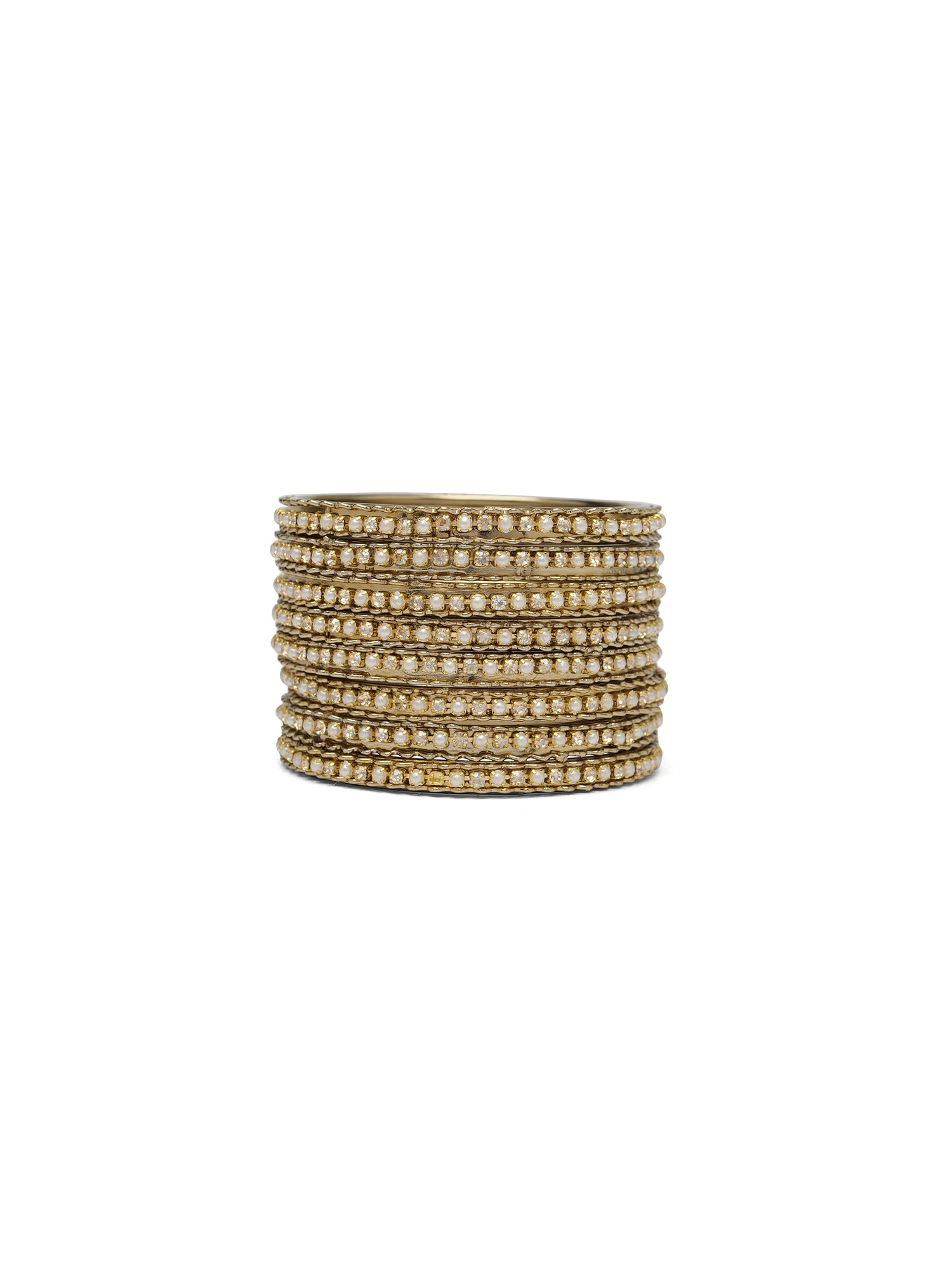Lily Children's Bangles in Pearl and Champagne