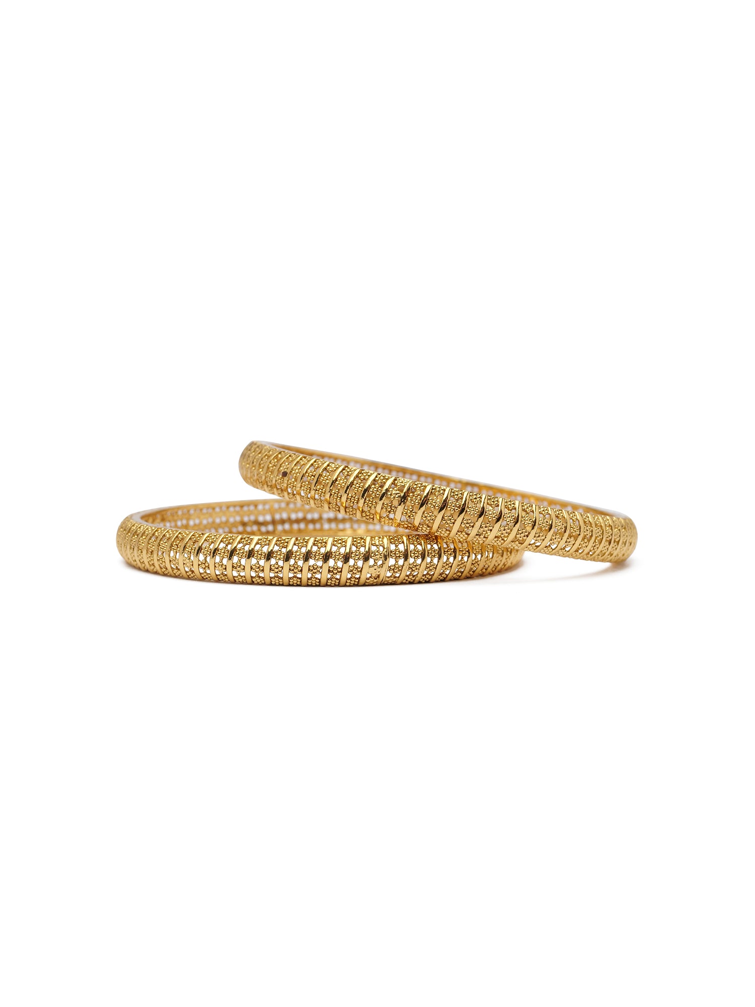 Liyana Classic Bangles in Antique Gold