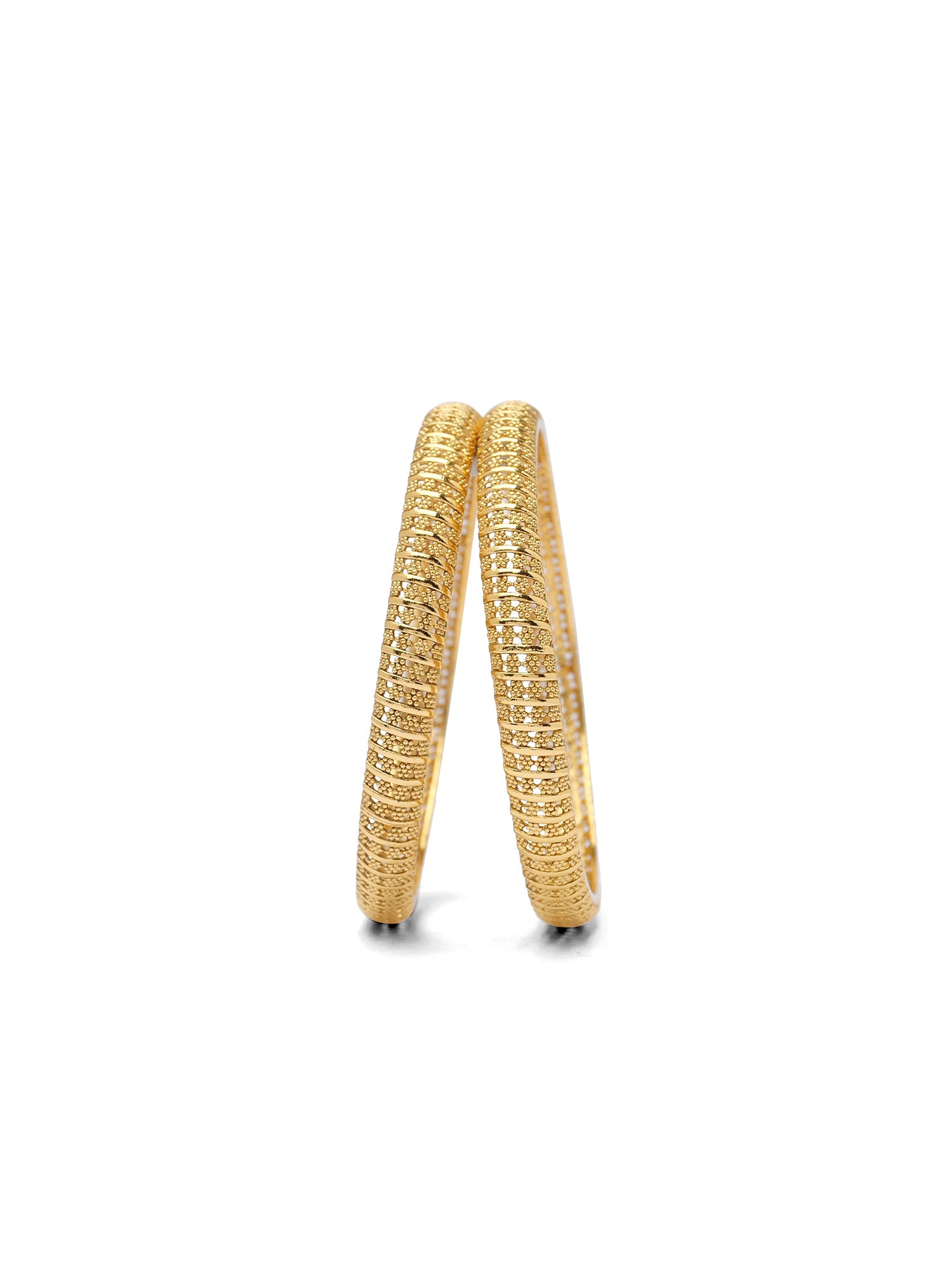 Liyana Classic Bangles in Antique Gold