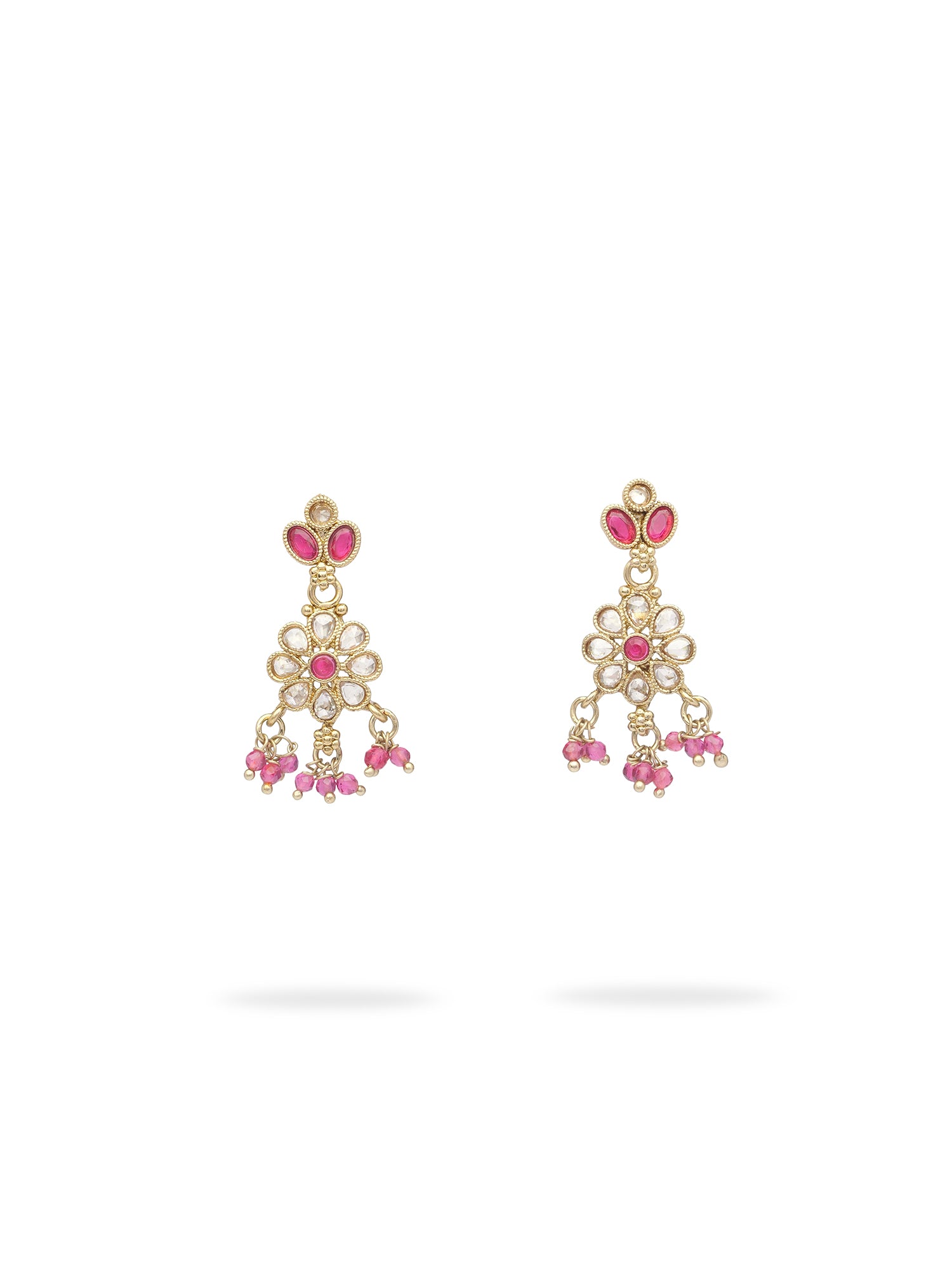 Mahiya Necklace Set in Hot Pink