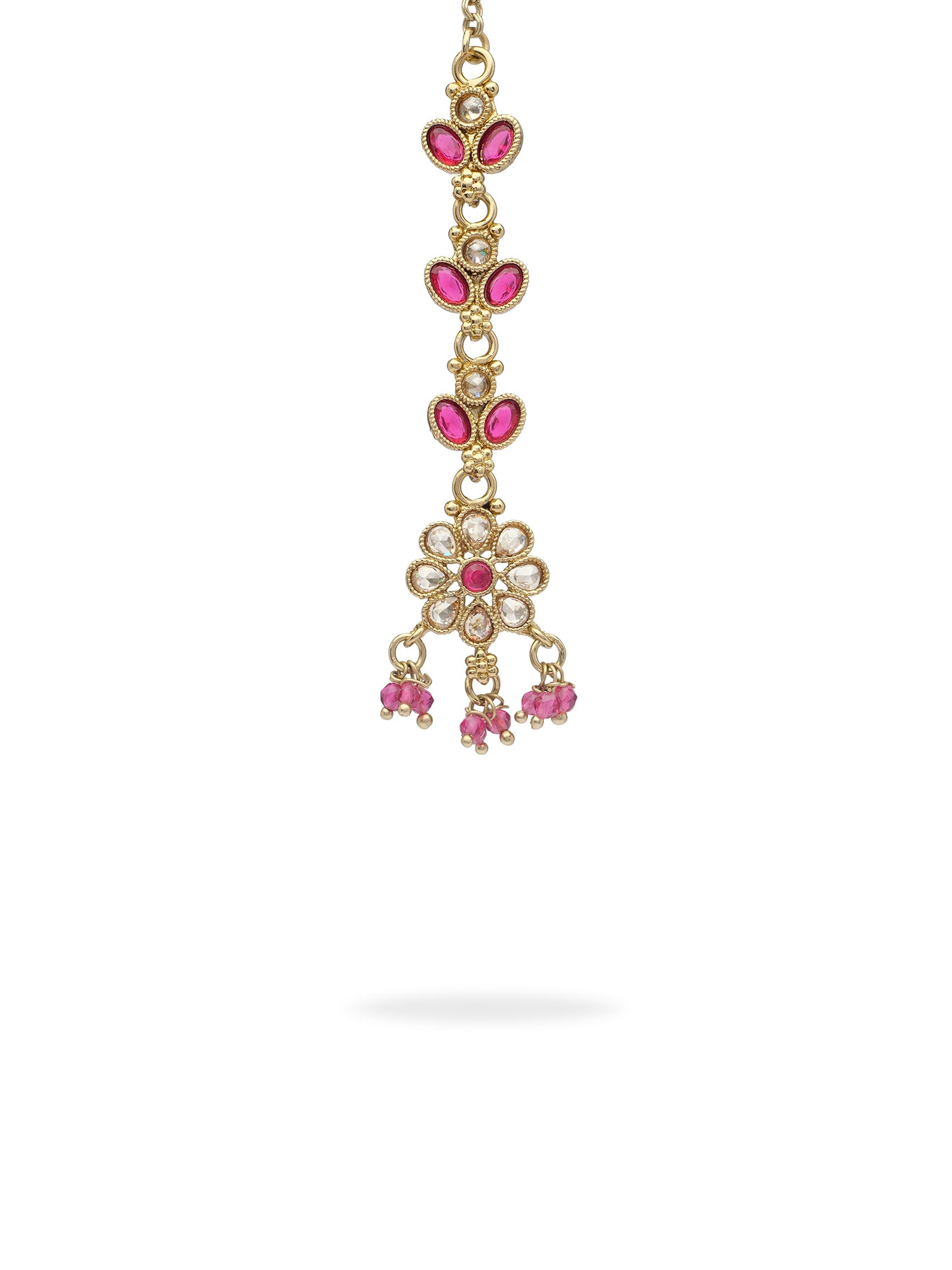 Mahiya Necklace Set in Hot Pink