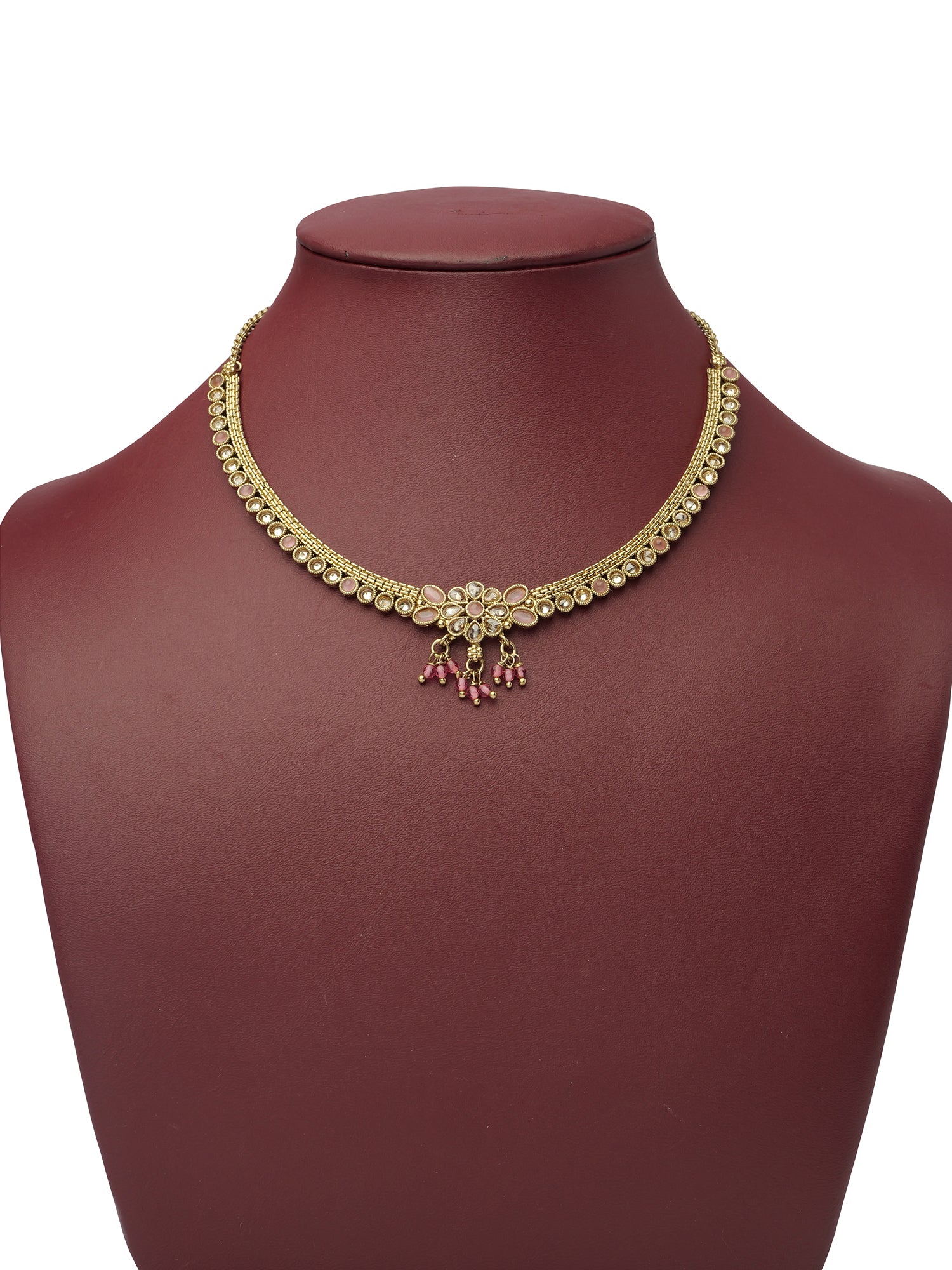Mahiya Necklace Set in Light Pink