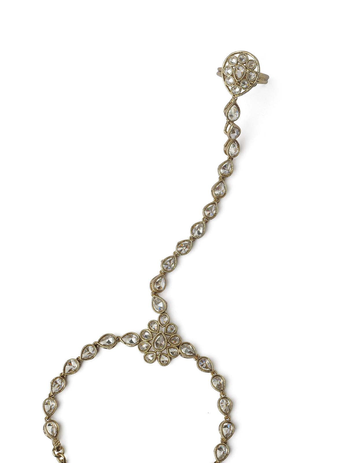 Mansi Hand Chain in White