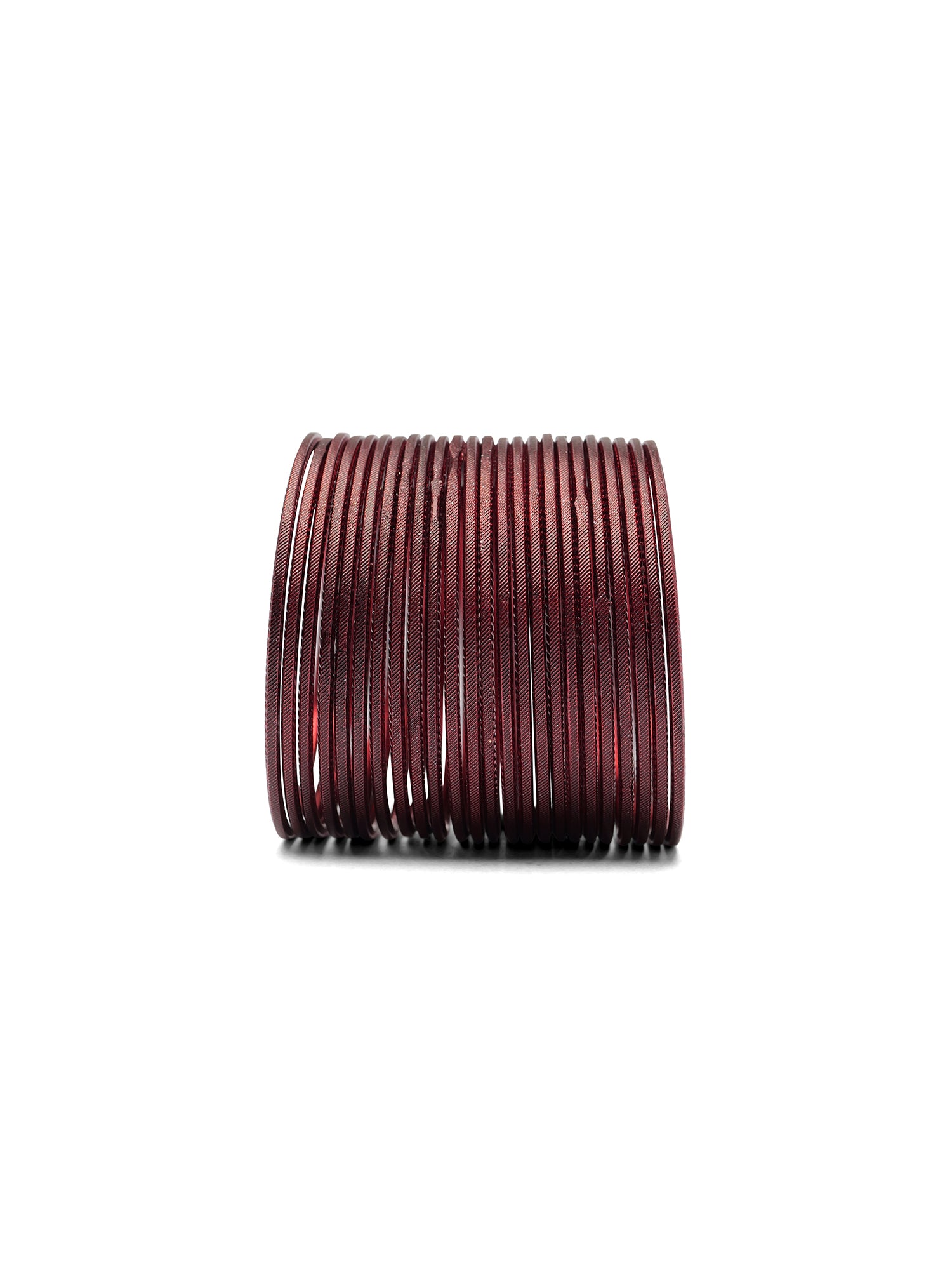 Maroon Shimmer Bangles