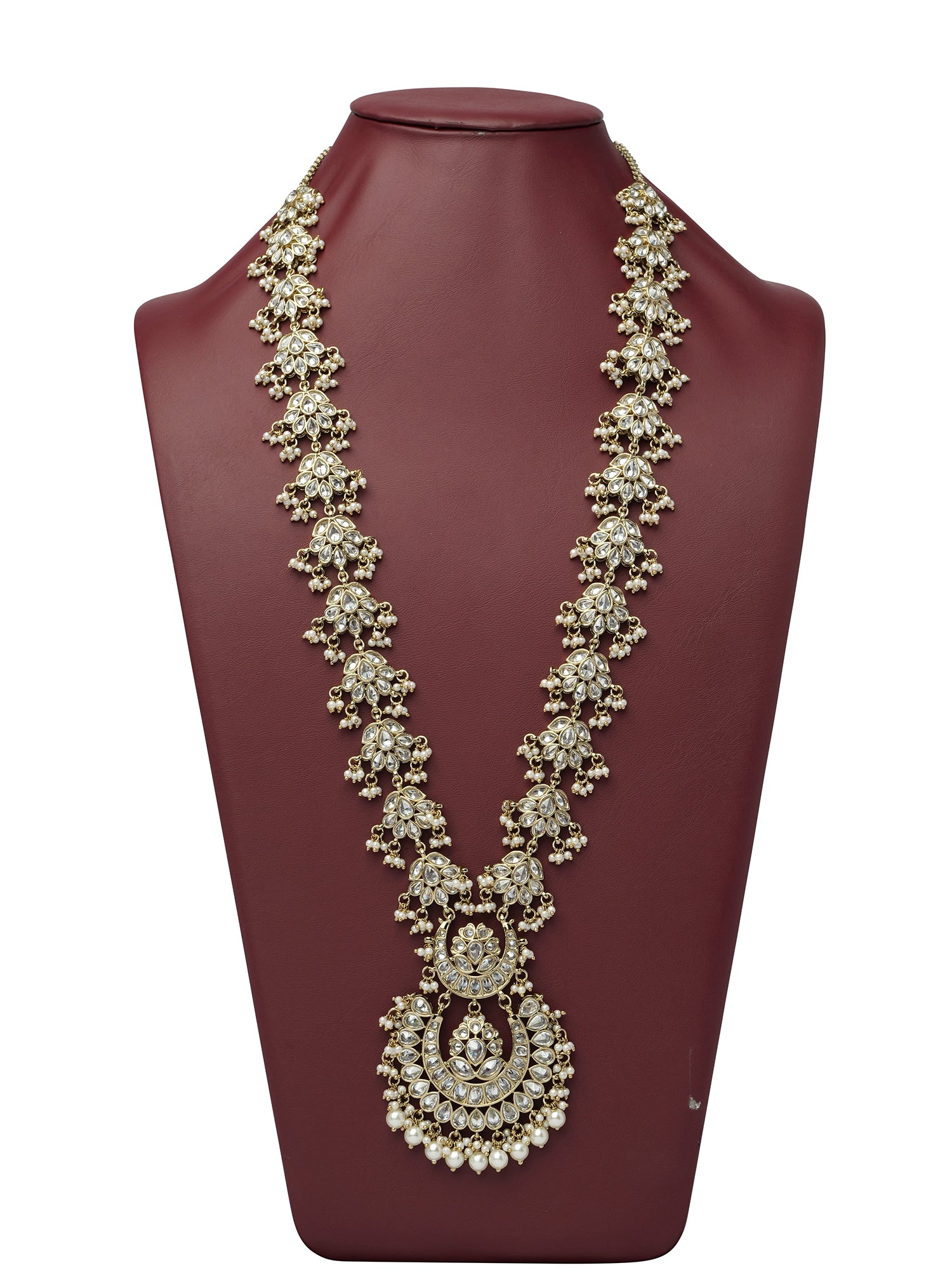 Mehreen Rani Haar in Pearl and White
