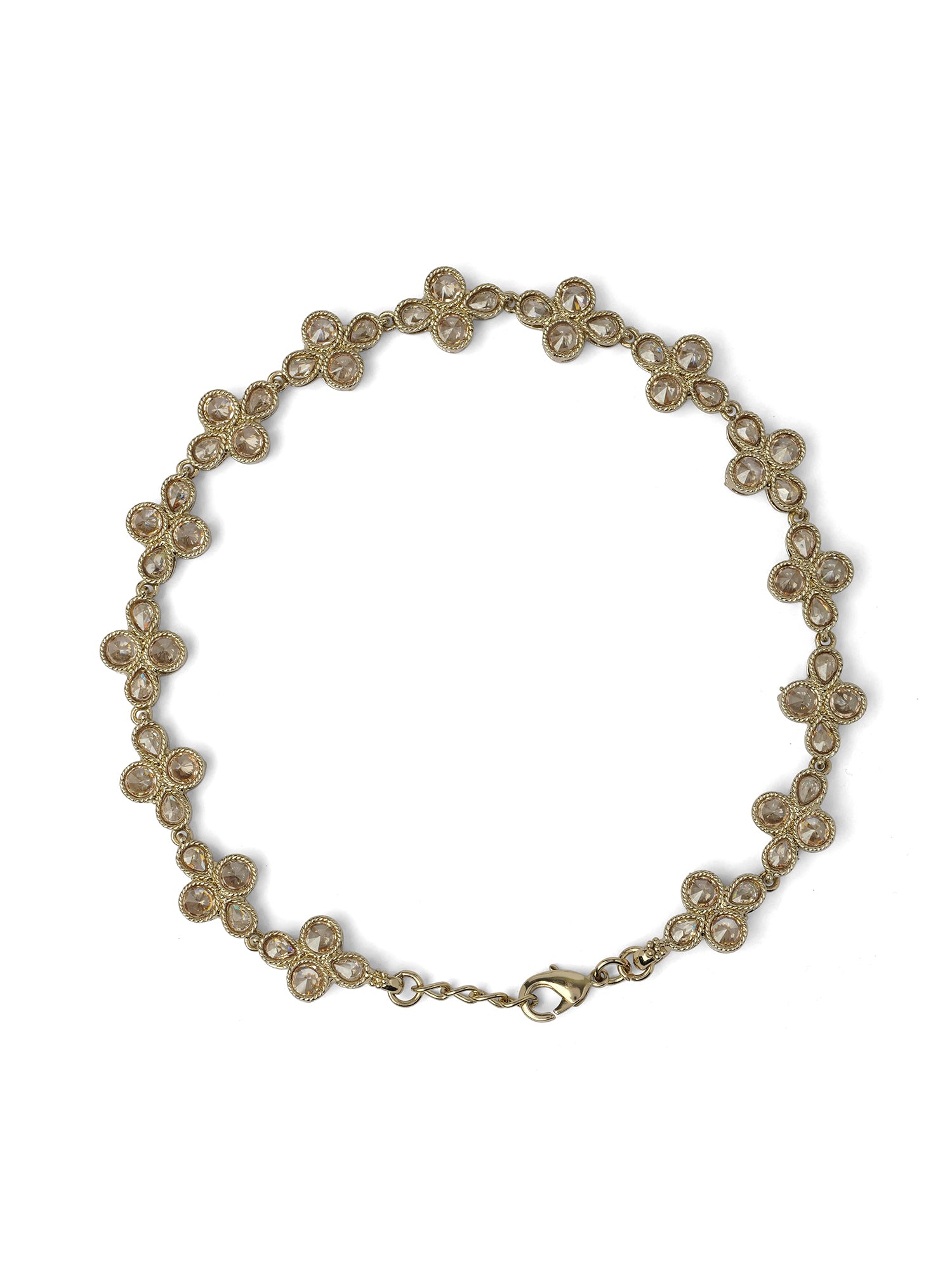 Misha Anklet in Champagne