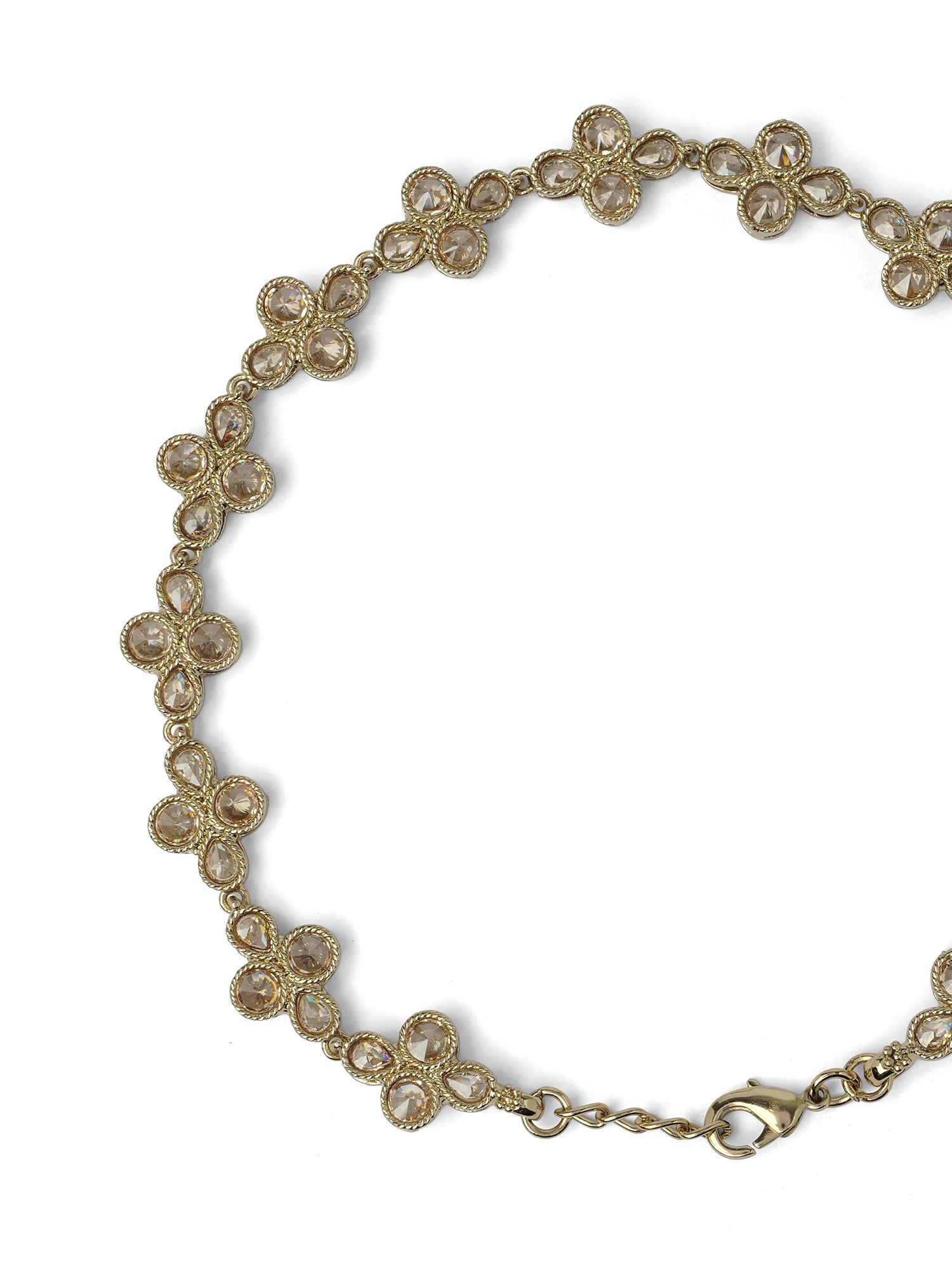 Misha Anklet in Champagne