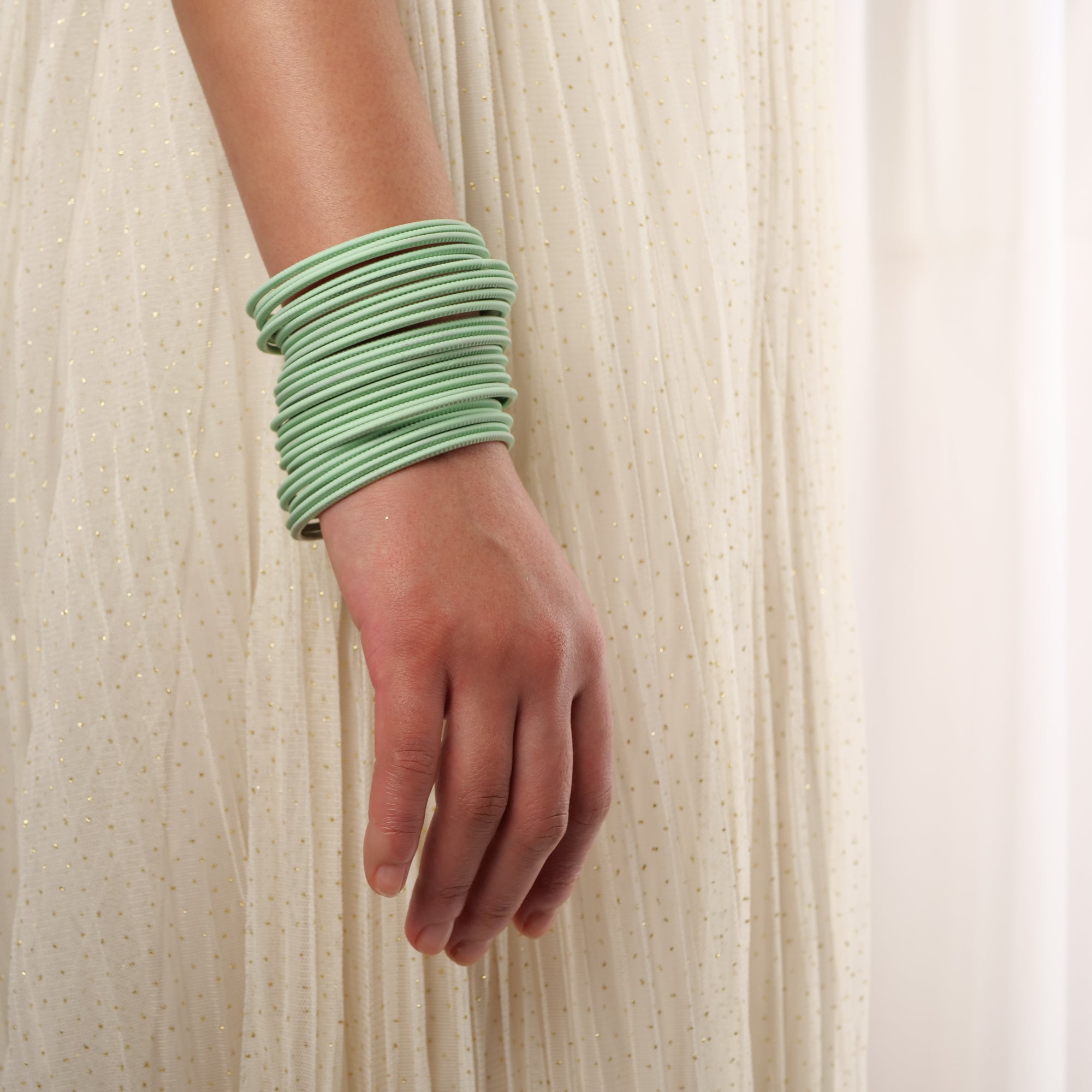 Moss Plain Bangles