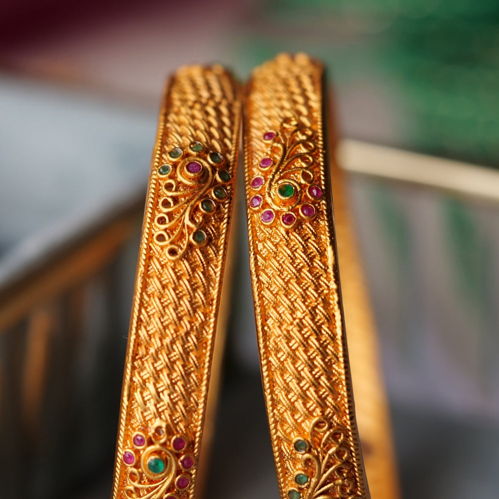 Noble Filigree Bangles in Multi