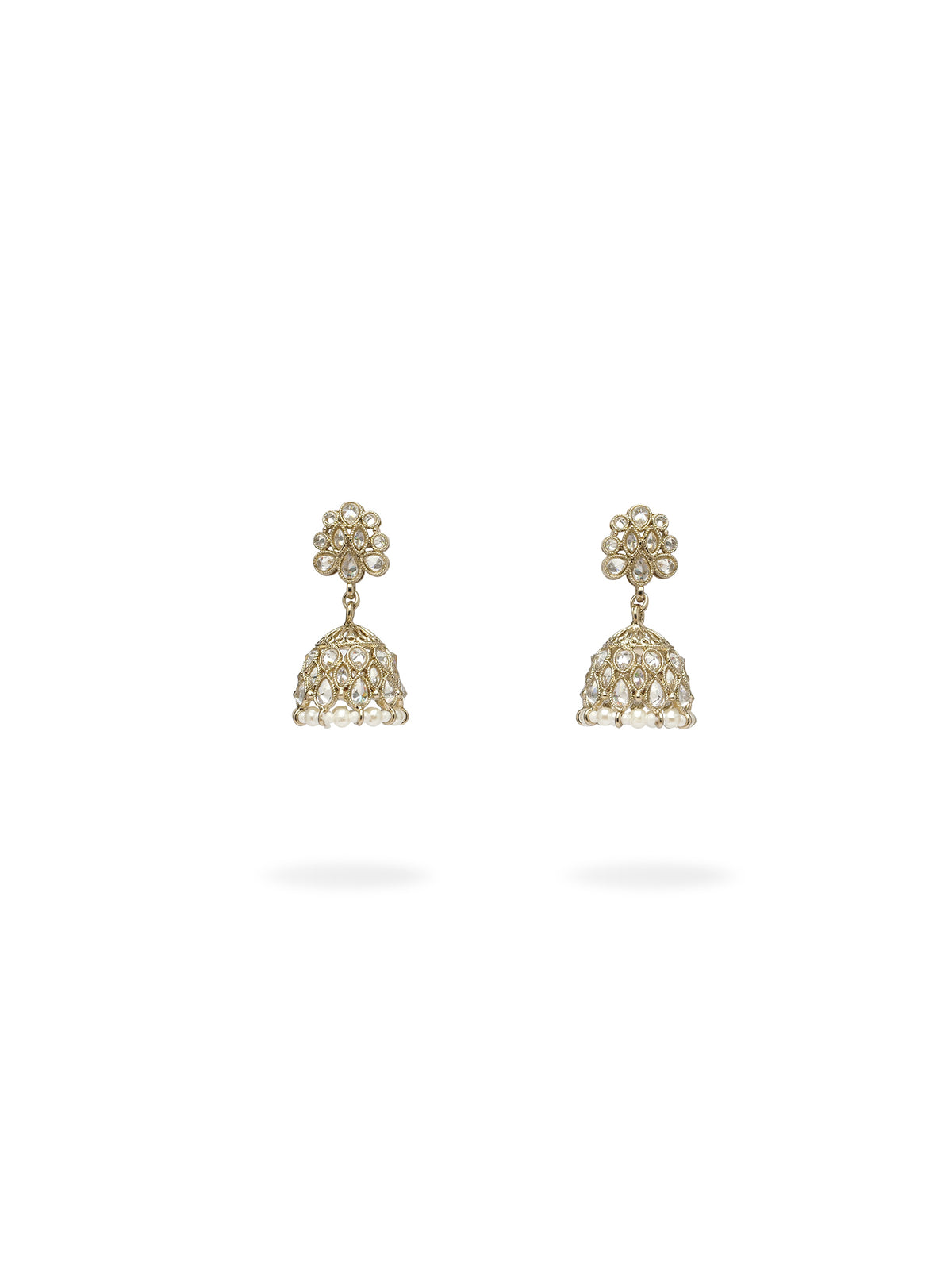 Naisha Necklace Set in White