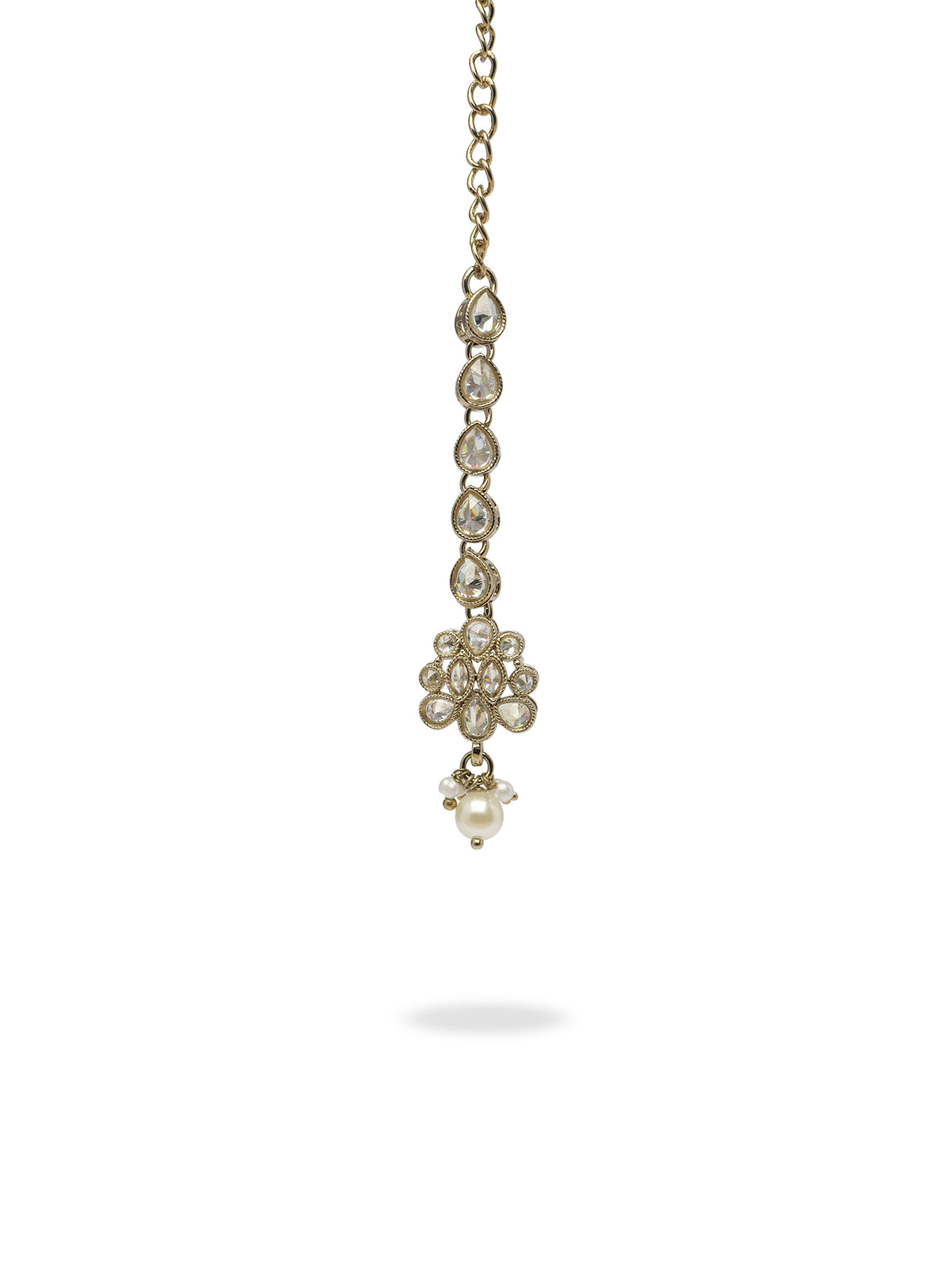 Naisha Necklace Set in White